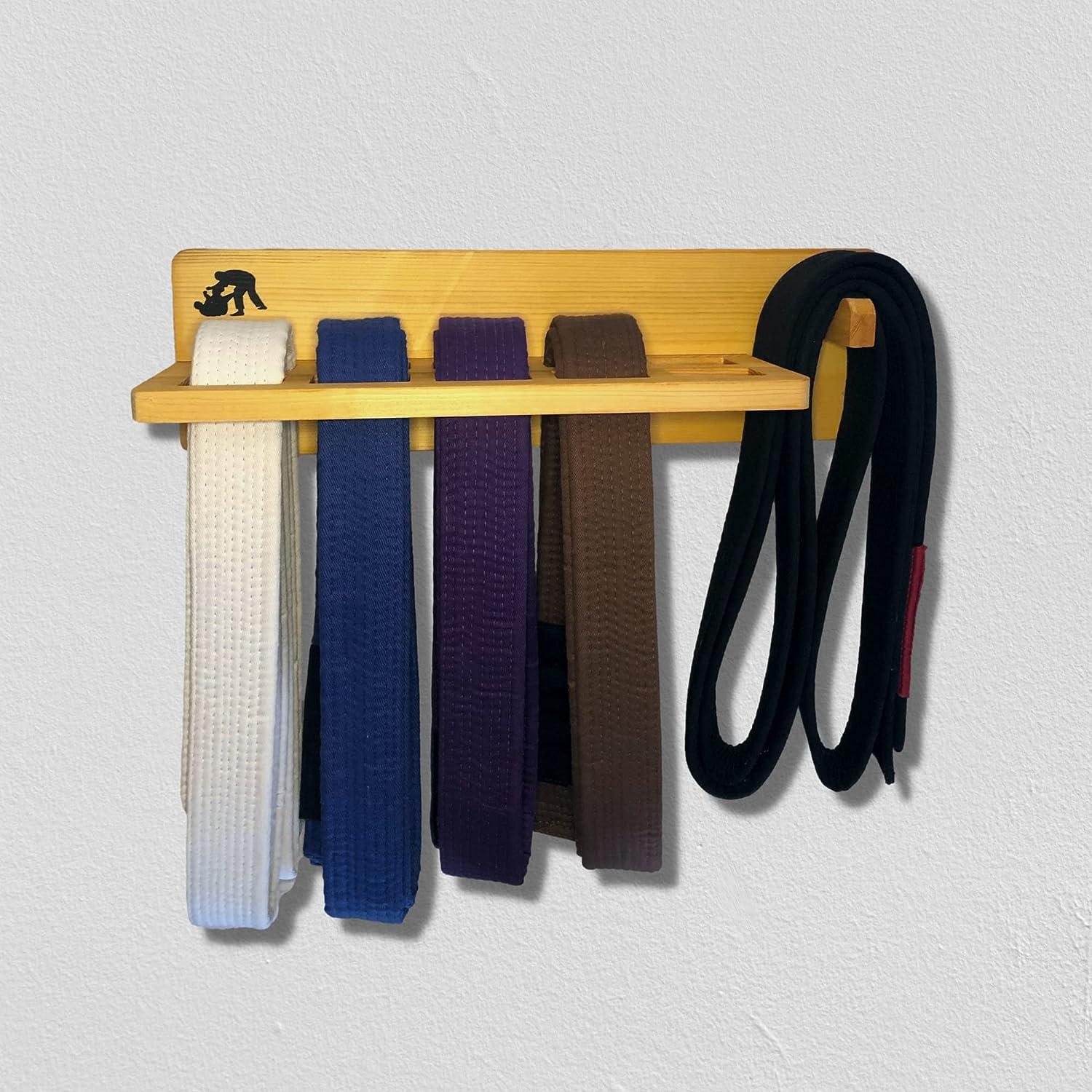 Alley Cats BJJ Belt Shelf Brazilian Jiu Jitsu Belt Display BJJ Belt
