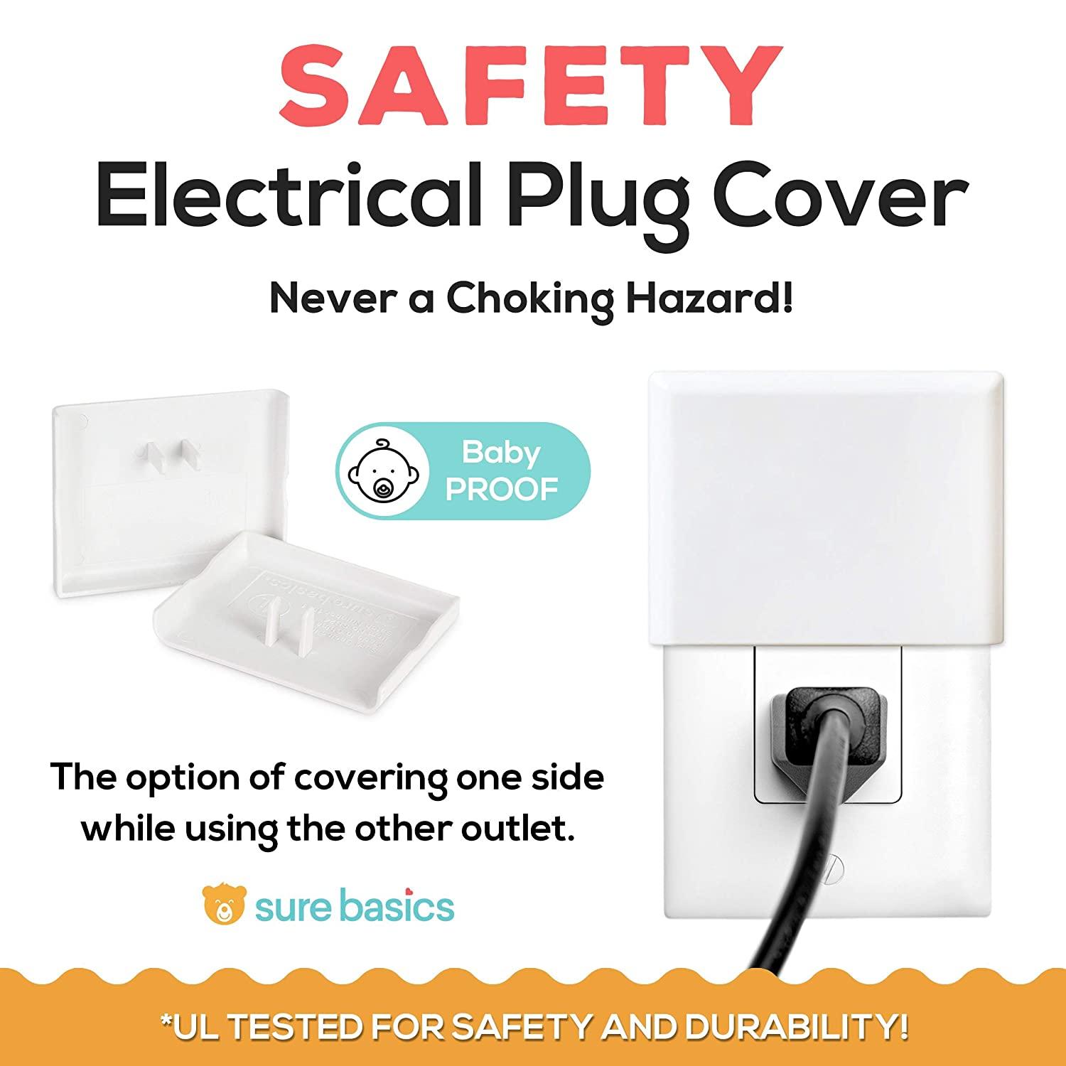 Electrical Outlet Covers Baby Proofing Bigger Size Prevents Choking