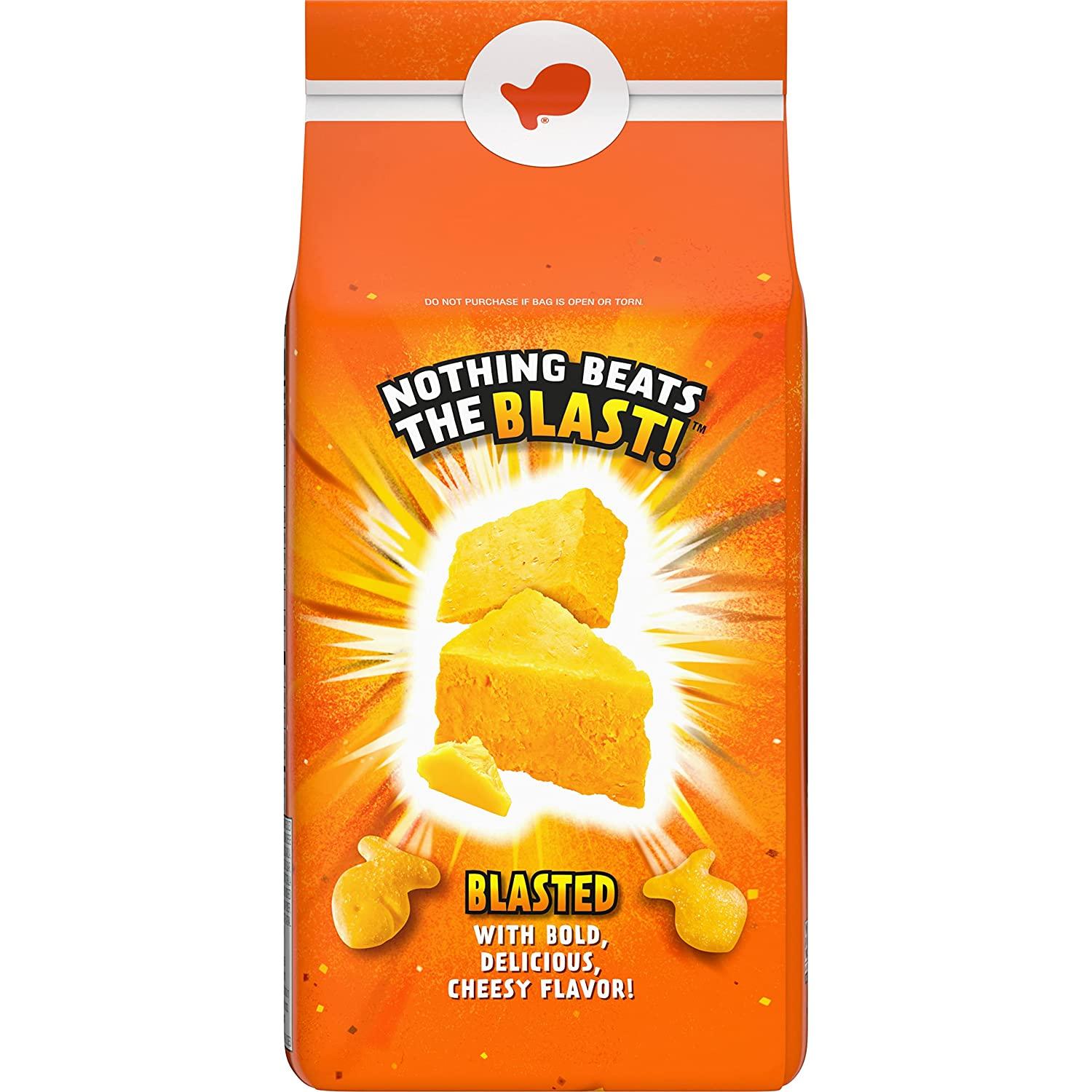 Goldfish Flavor Blasted Xtra Cheddar Crackers 6.6 oz. Pack of 6
