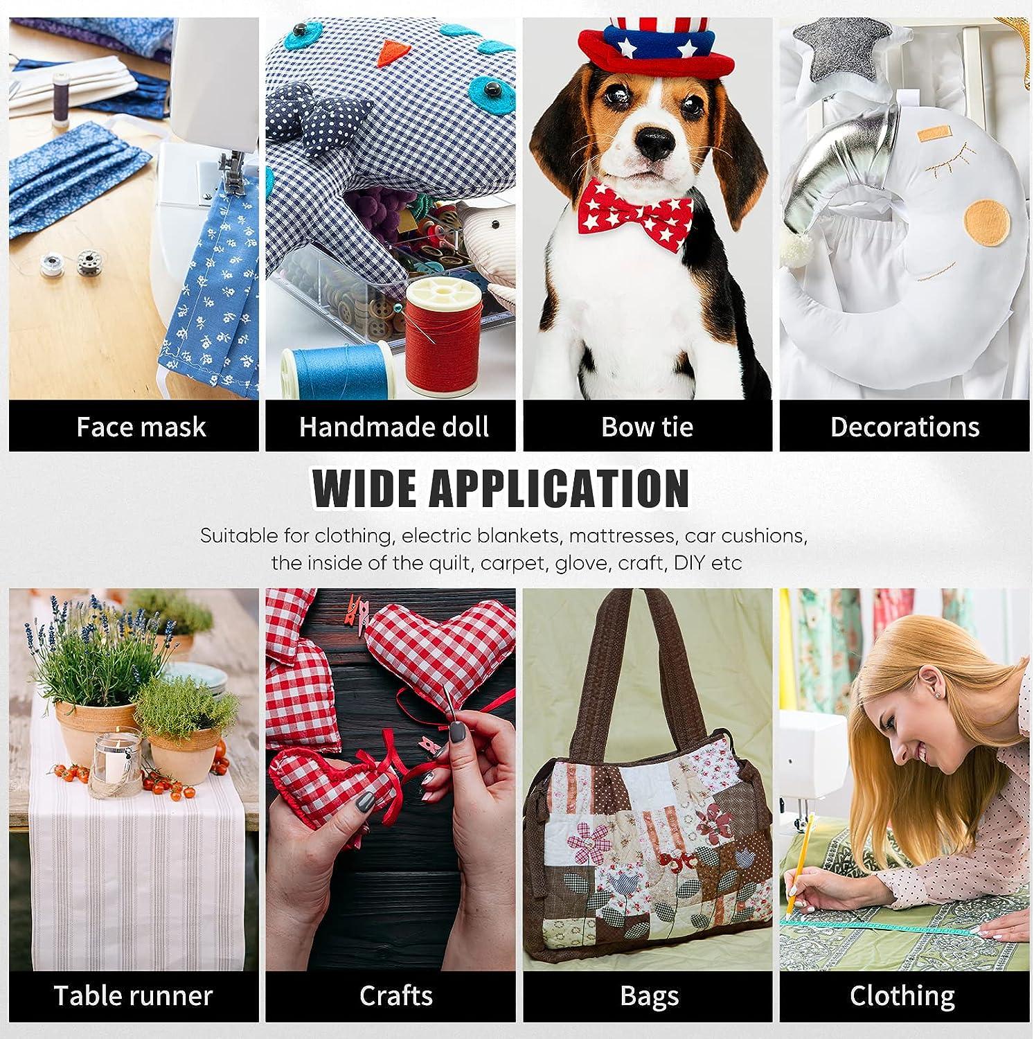 White Iron on Non Woven Fusible Interfacing Medium Weight Interfacing