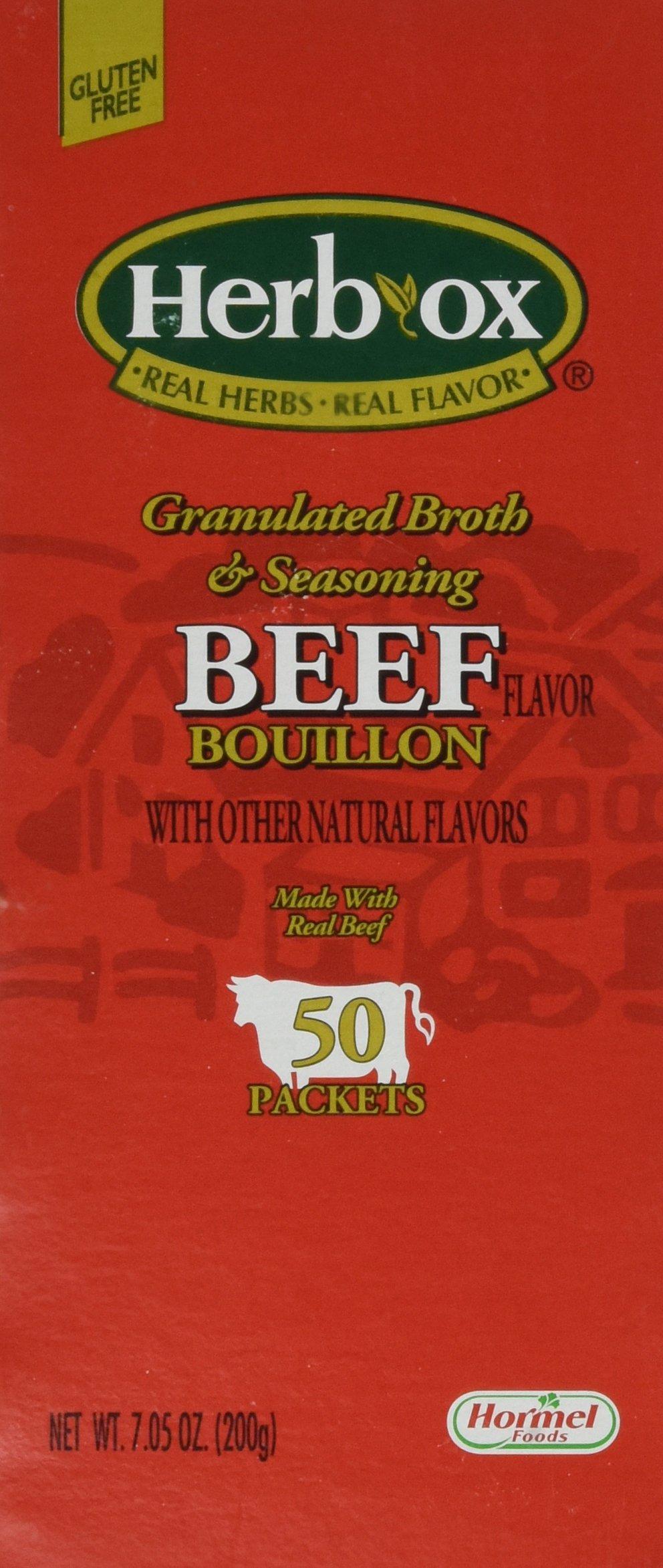 Hormel Herb Ox Beef Bouillon 50 Packets Beef,Herb 50 Count (Pack of 1)
