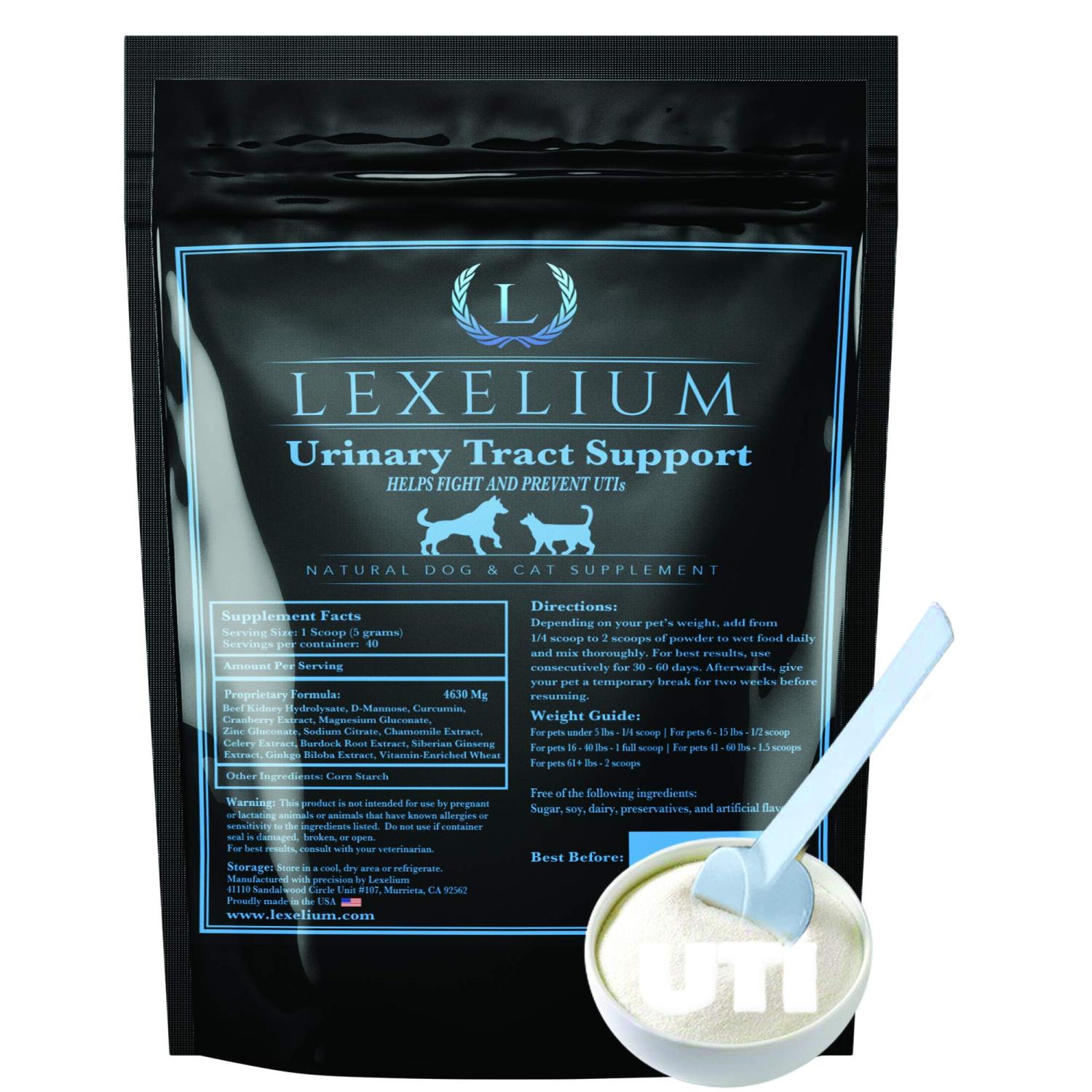 Organic Urinary Tract Infection UTI Support for Dogs and Cats