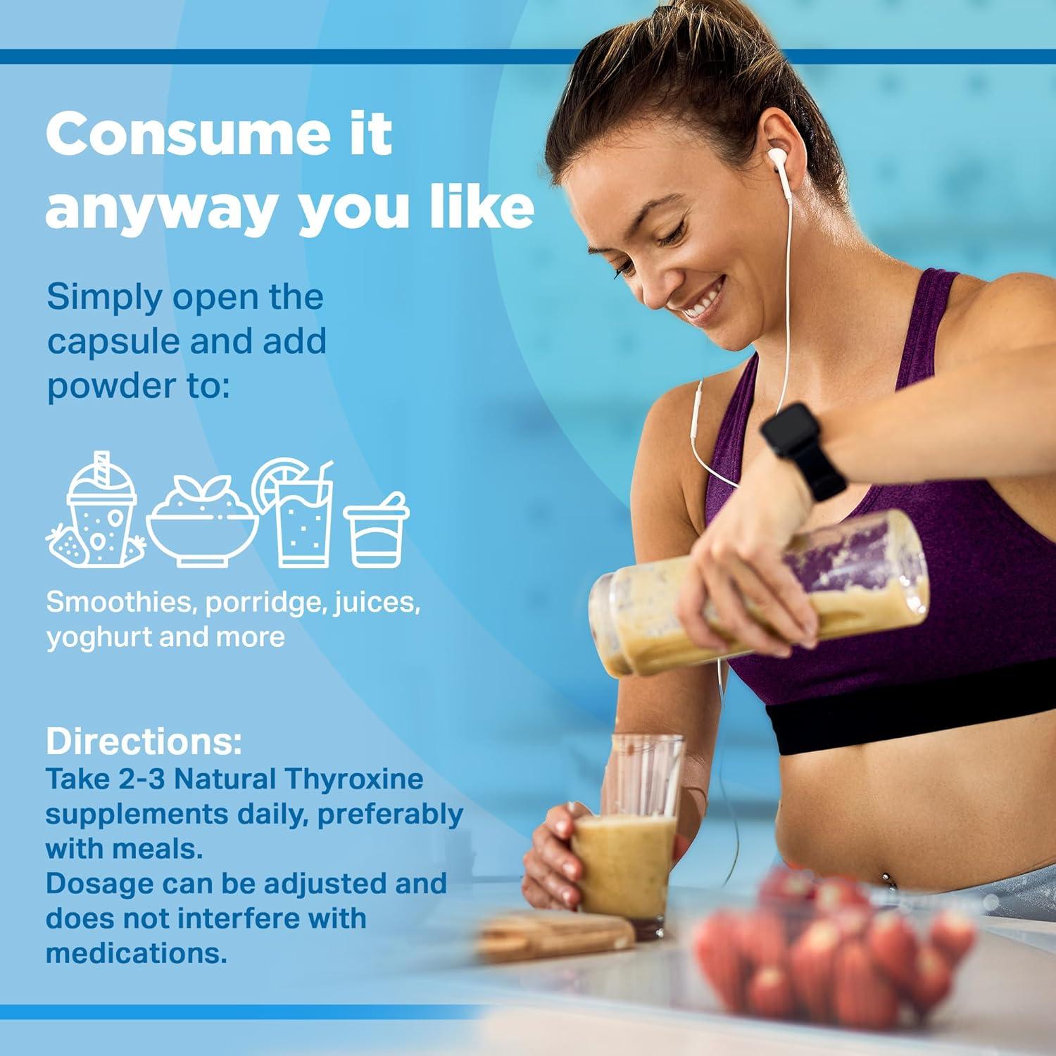 Strength & Spices Natural Thyroxine Thyroid Support Supplement for