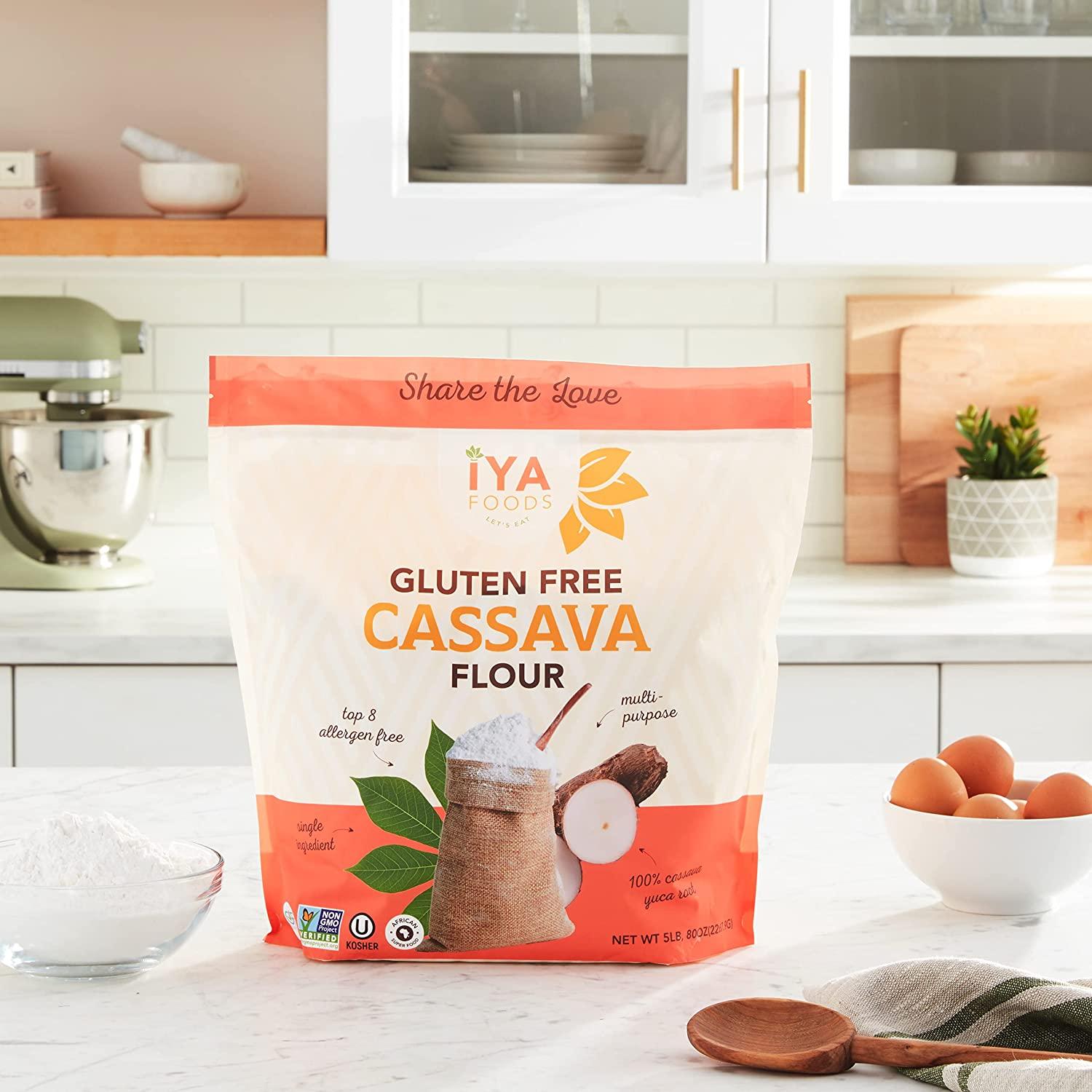 Iya's All Natural Cassava Flour GrainFree, Certified GlutenFree
