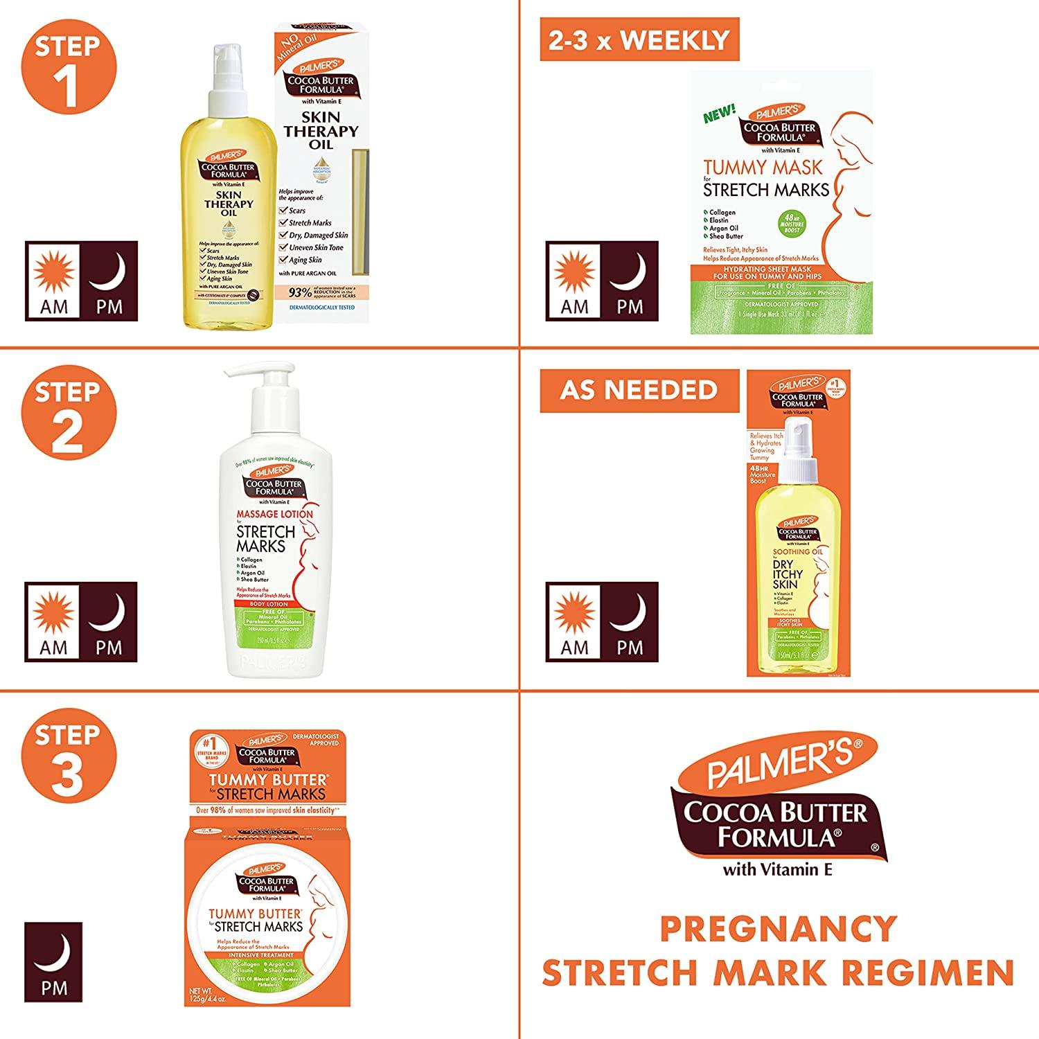 Palmers Cocoa Butter Formula Pregnancy Skin Care Kit Reduce Stretch Marks