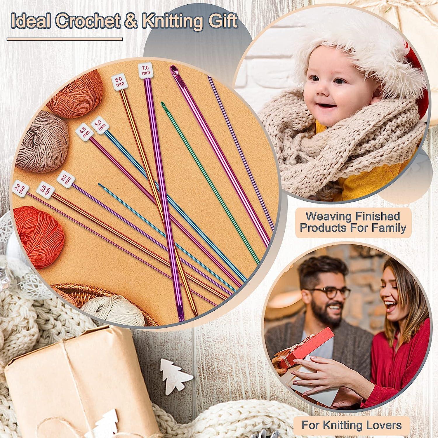 Coopay Warm Crochet Hooks for Grandmother, Art Aluminum Soft Grip Crochet  Needles for Crocheting, Knitting Hook for Crochet Yarn Craft - Premium  Knitting & Crochet Supplies