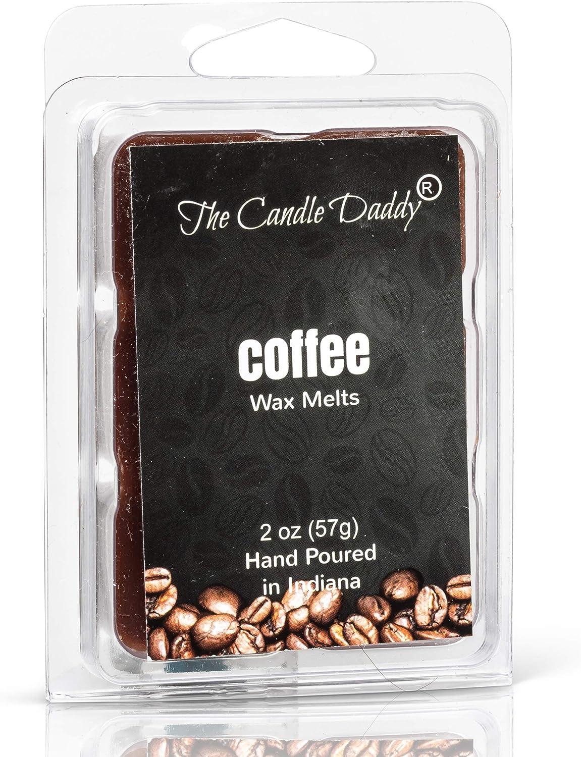 The Candle Daddy Coffee- Maximum Scent Wax Cubes/Melts- 5 Packs
