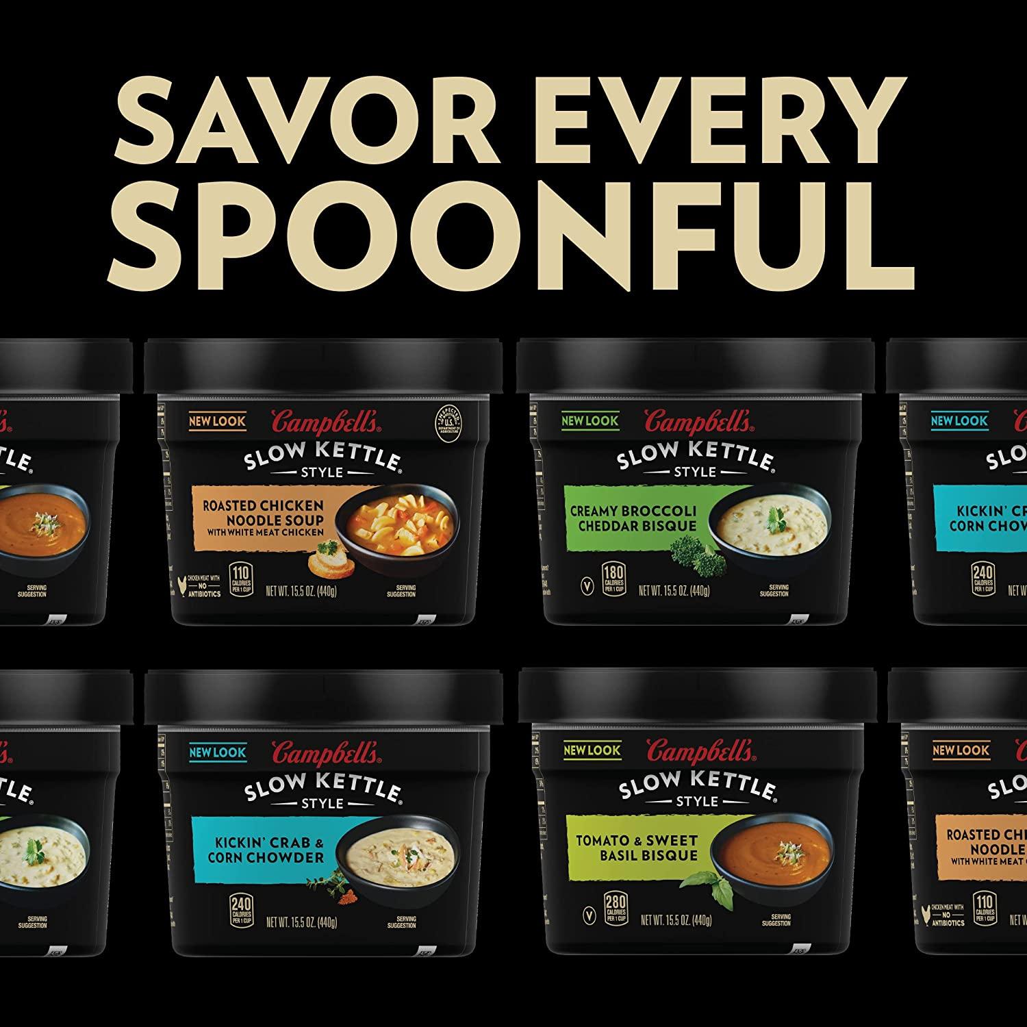 Campbell's Slow Kettle Style Kickin Crab and Corn Chowder 15.5 oz Bowl