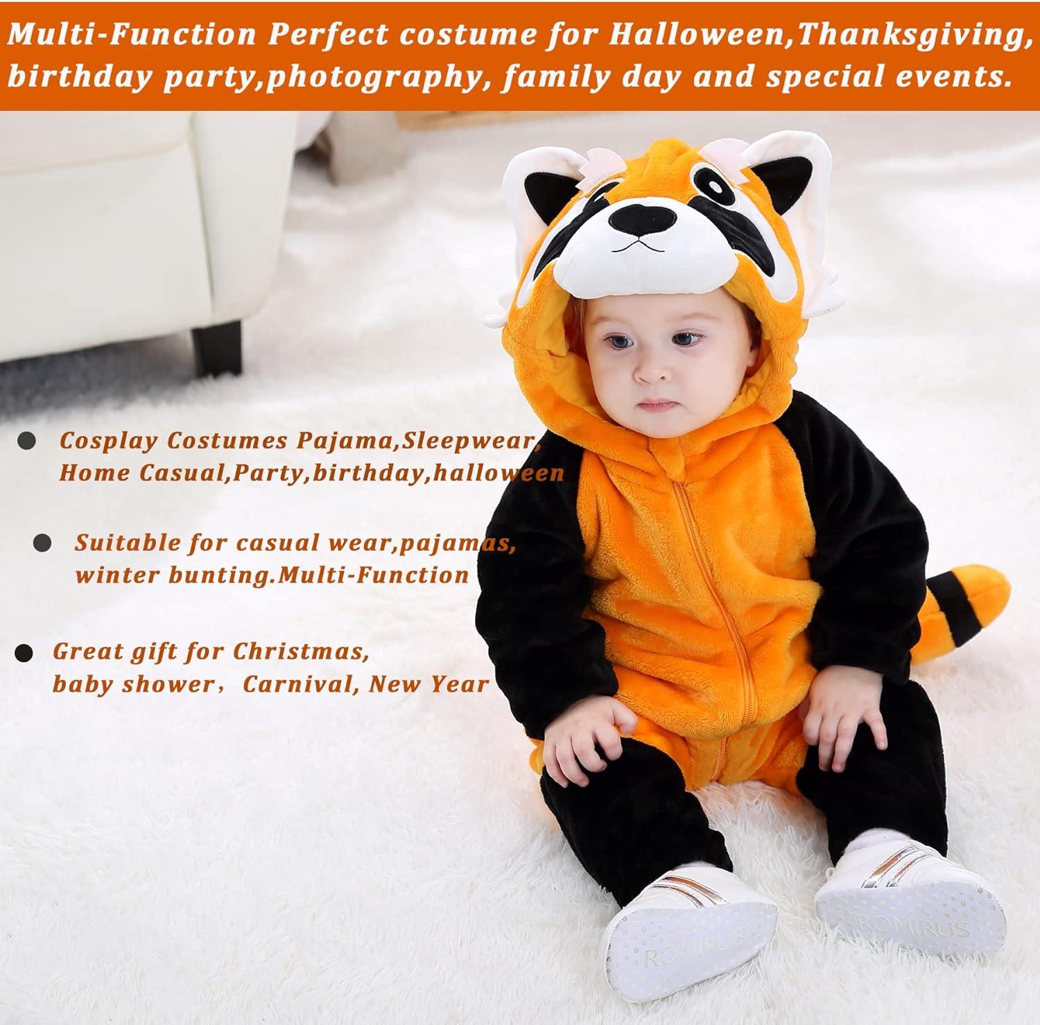 Baby Bovenkleding Dik Babyoverall Voor De Winter, Warm, Flanel, Dinosaurus  Gebreide Jumpsuit Voor Peuters