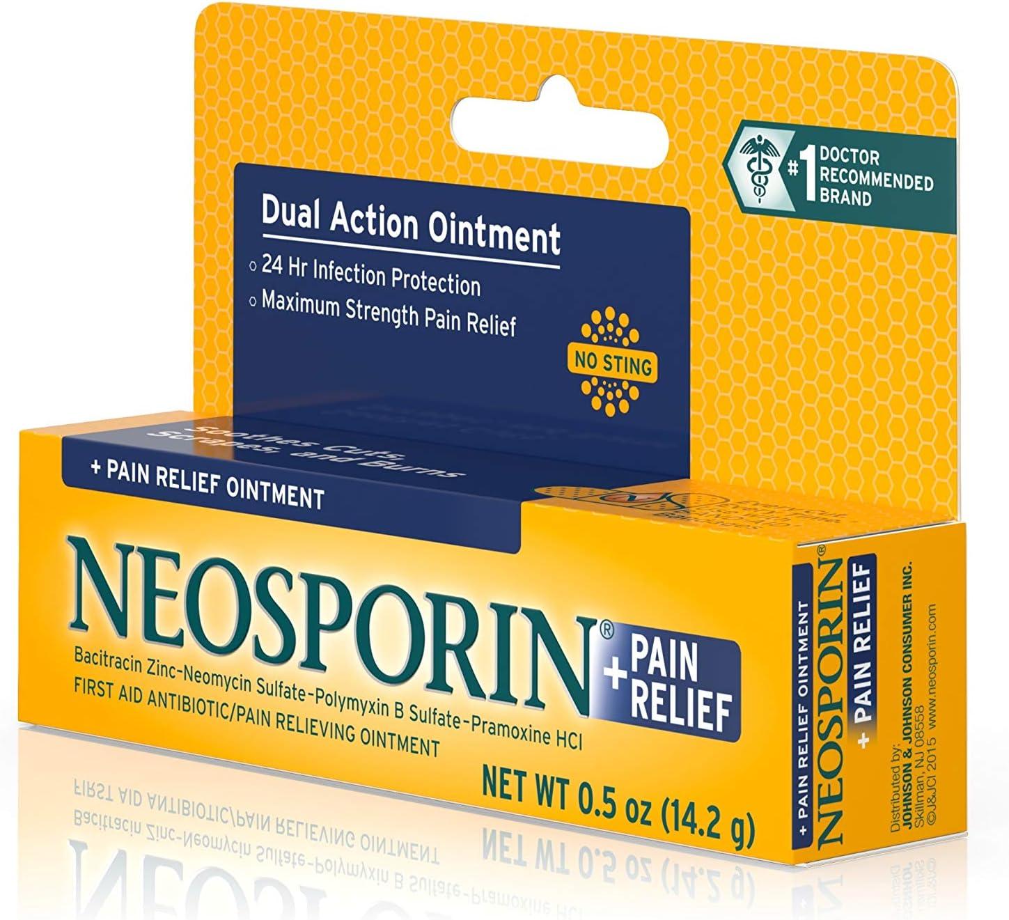 Neosporin + Pain Relief Ointment .5 Oz