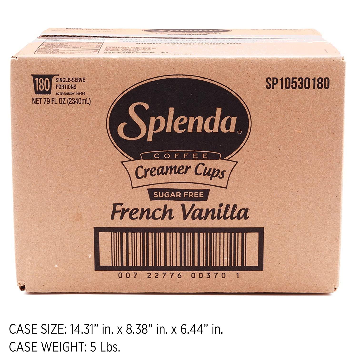 SPLENDA Low Calorie Single Serve Coffee Creamer Cups, Sugar Free French