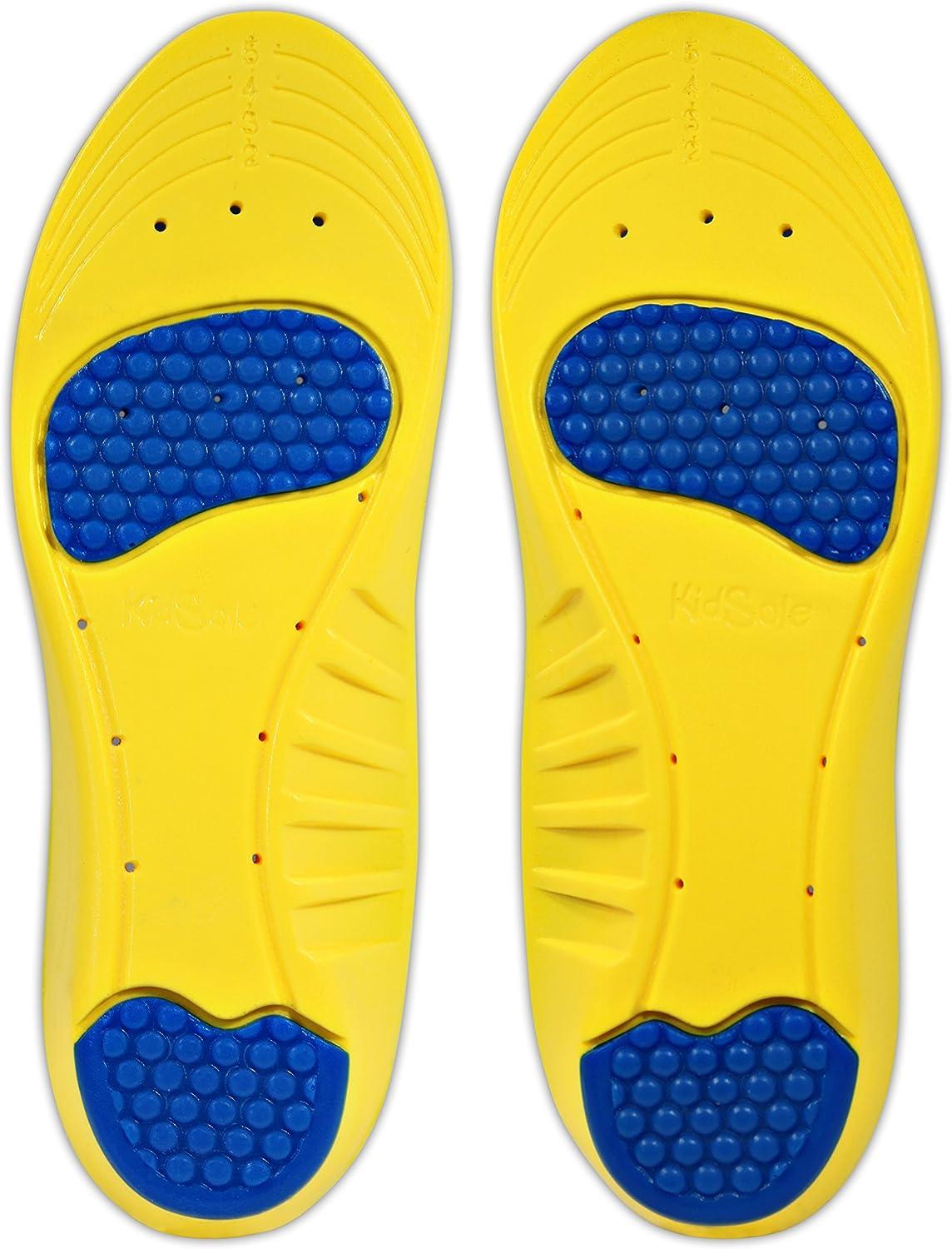 Children's Athletic Memory Foam Insoles for Arch Support and