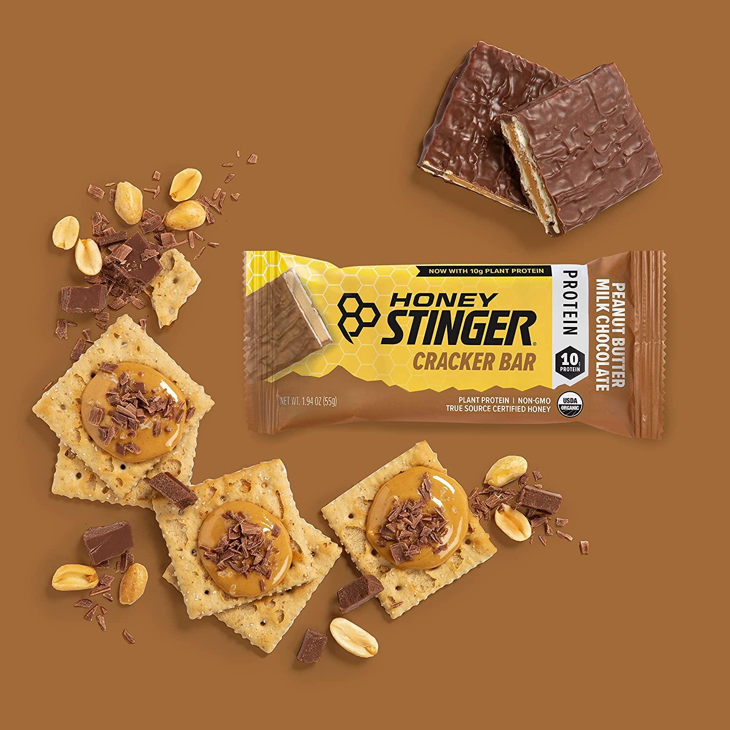 Honey Stinger Protein Cracker Bar Peanut Butter Milk Chocolate