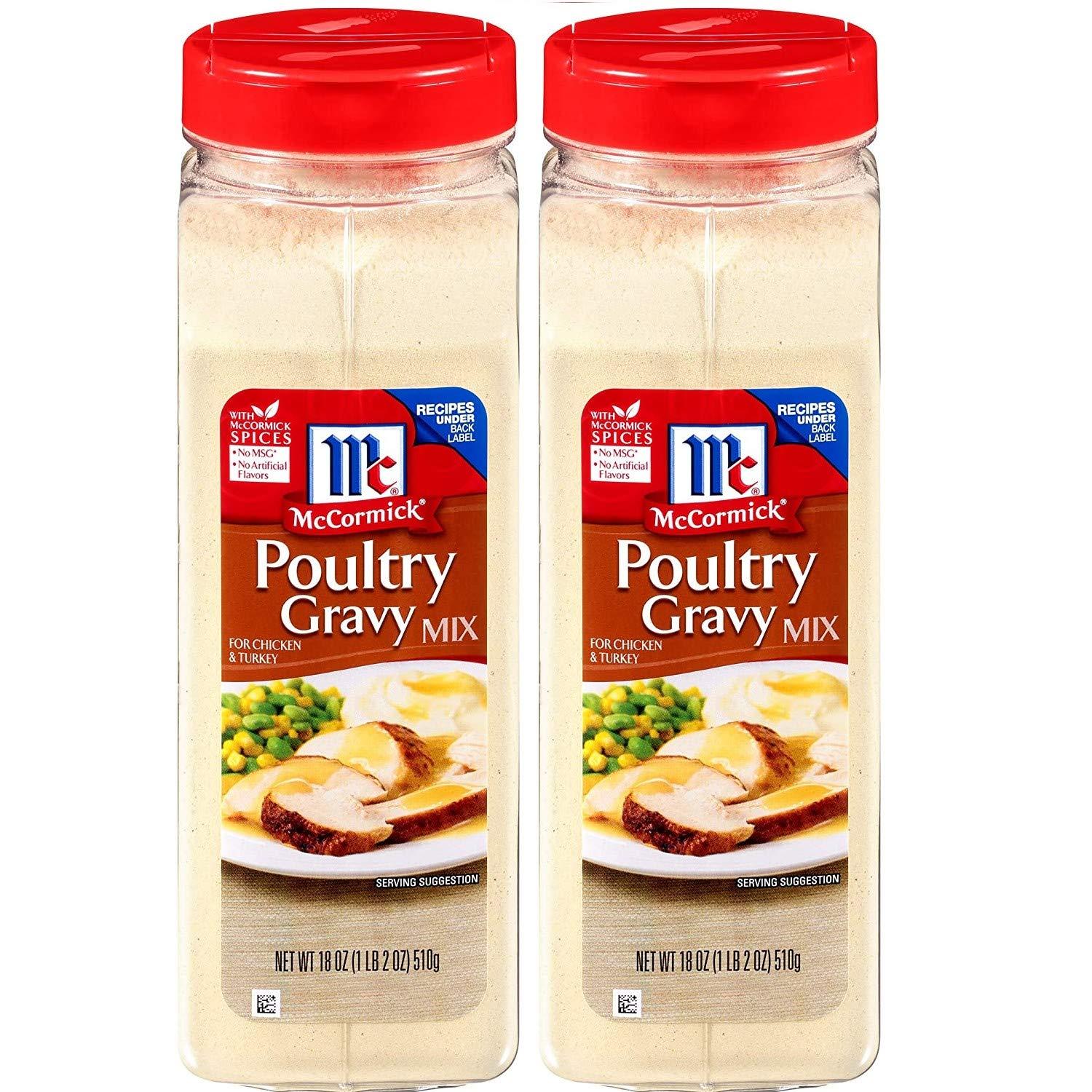 McCormick Poultry Gravy, 18 oz. (2 pack)