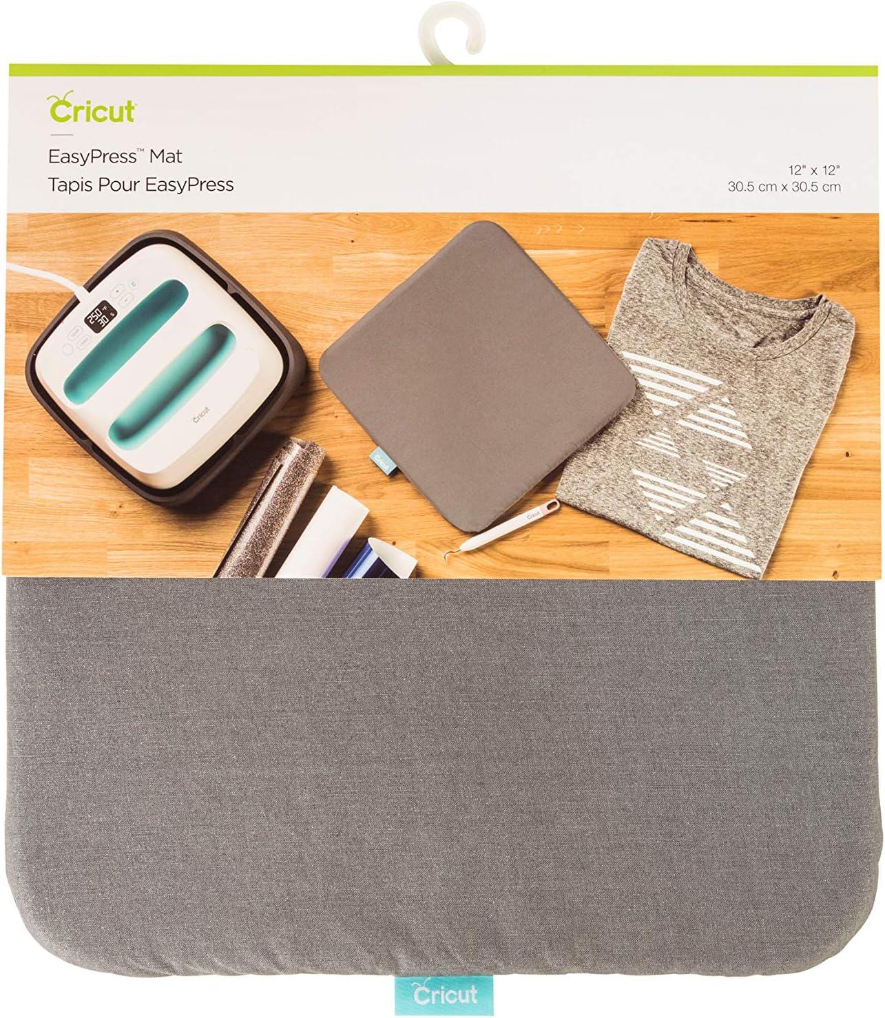 Cricut EasyPress Mat (12 x 12), Protective Resistant Mat for Heat Press  Machines, HTV and Iron On Projects, Heat Press Mat, Compatible with  EasyPress 2 Machine, Gray 12x12 Gray Mat