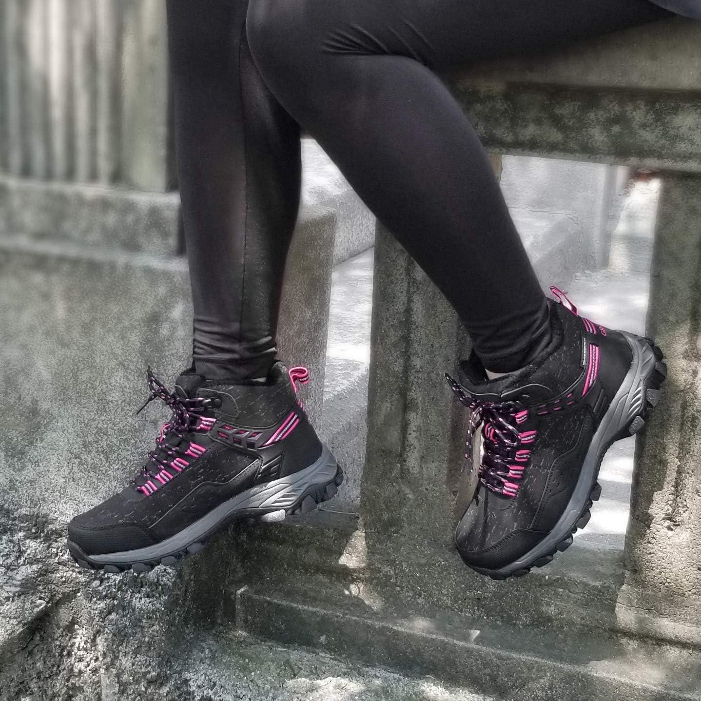 Black hiking boots womens fashion discount