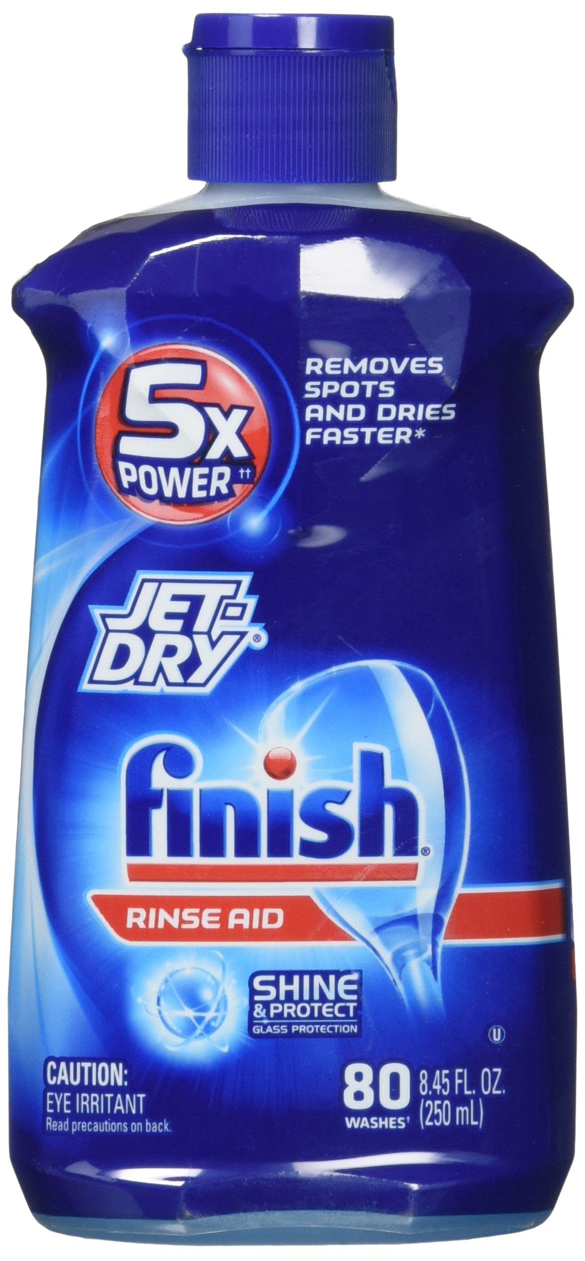 Finish Jet-Dry Rinse Aid, Dishwasher Rinse & Drying Agent, 8.45 oz