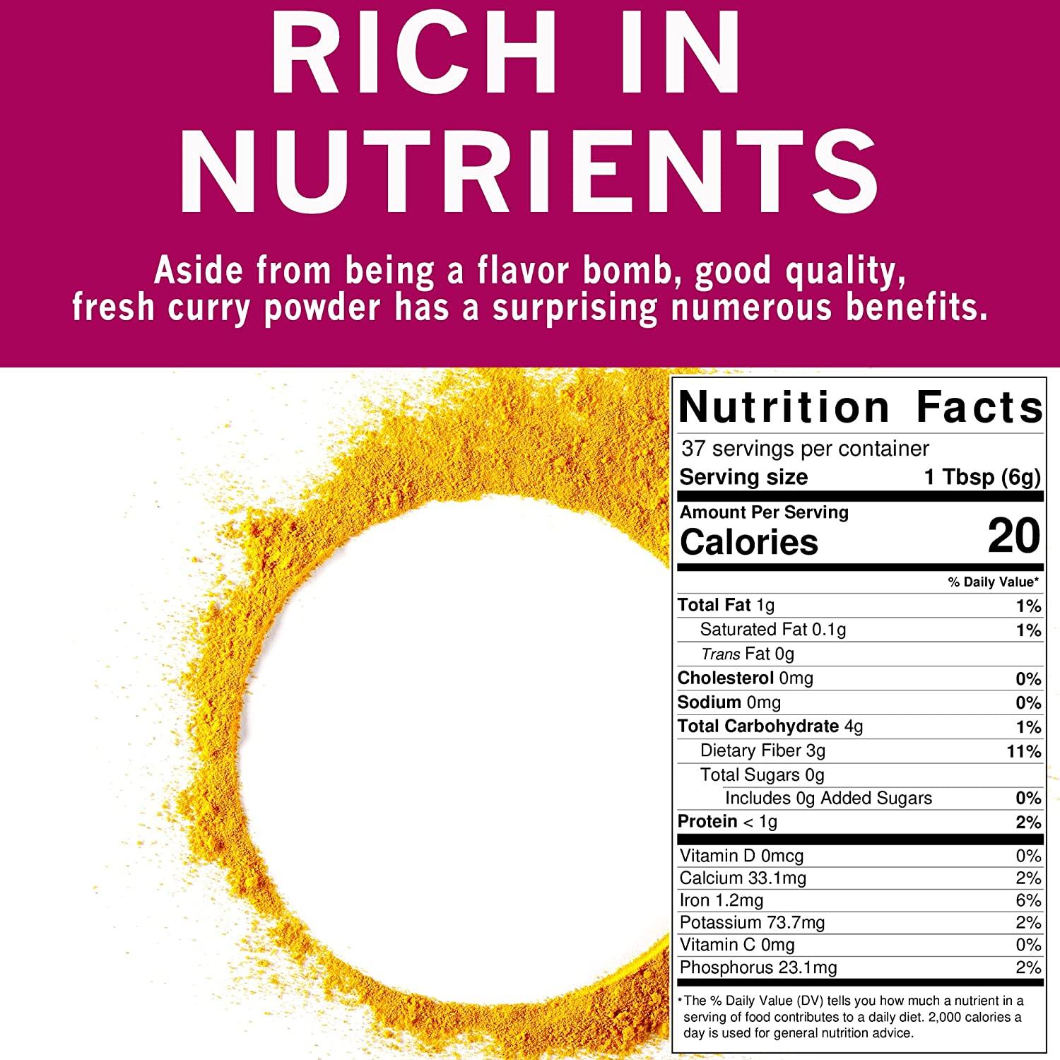 Spices Village Yellow Indian Curry Powder, Kosher Certified