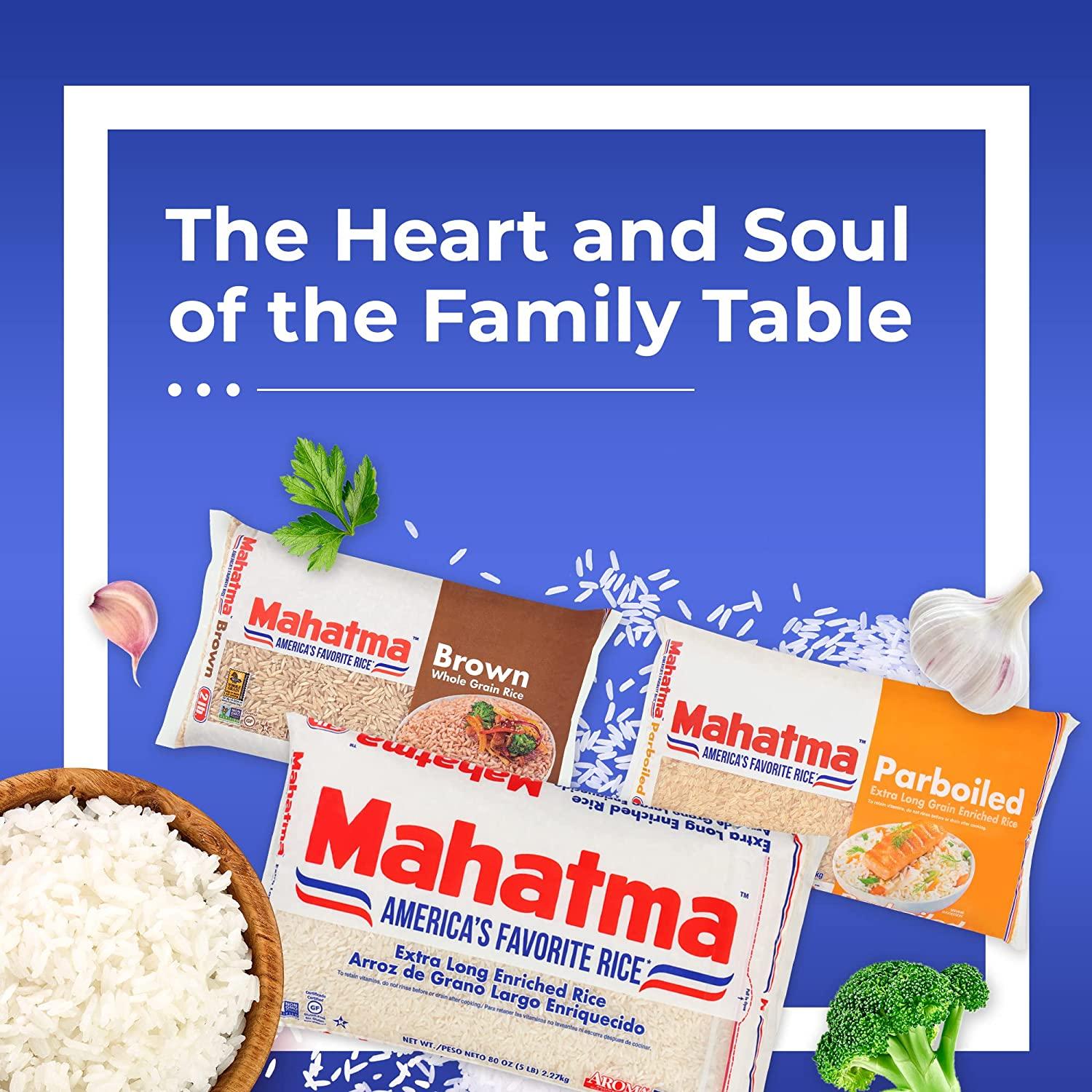 Mahatma ExtraLongGrain Rice 5Pound Bulk Bag GlutenFree and Non