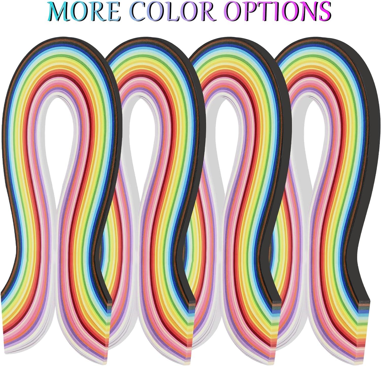 180 Quilling Paper Strips 3mm, 36 Colors Quill Paper Quilling Kit
