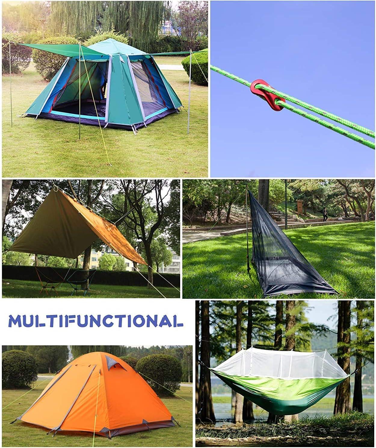 Hikeman 4mm Outdoor Guy Lines Tent Cords Lightweight Camping Rope with