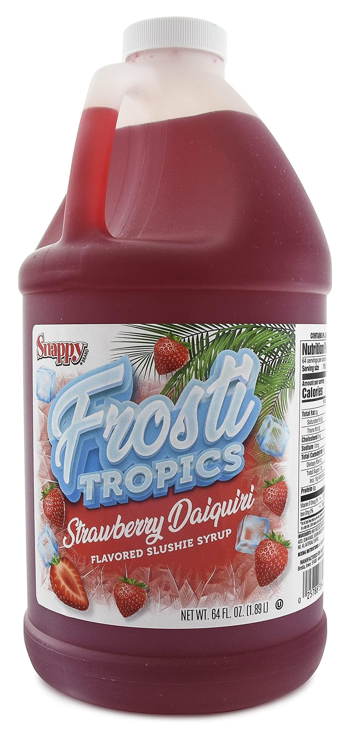 Snappy Frosti Tropics Strawberry Daiquiri Slush Mix, 1/2 Gallon