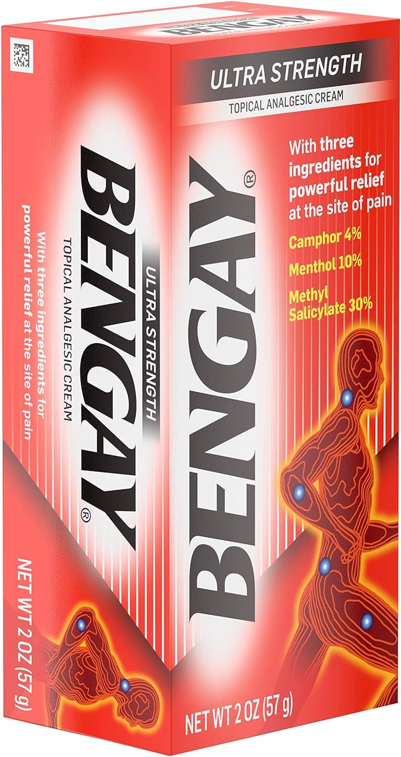 Ultra Strength Bengay Topical Pain Relief Cream NonGreasy Topical