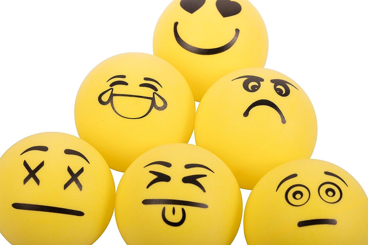 STIGA 1Star Emoji Table Tennis Balls (6 Pack)