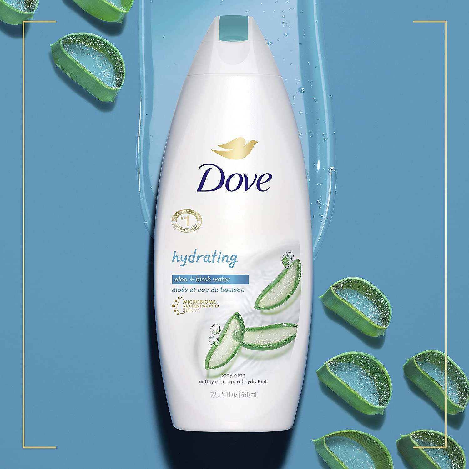 Dove Nourishing Body Wash - Hydrating Aloe & Birch Water, 22 fl oz | Buy  Now with Express International Delivery | GoSupps.com