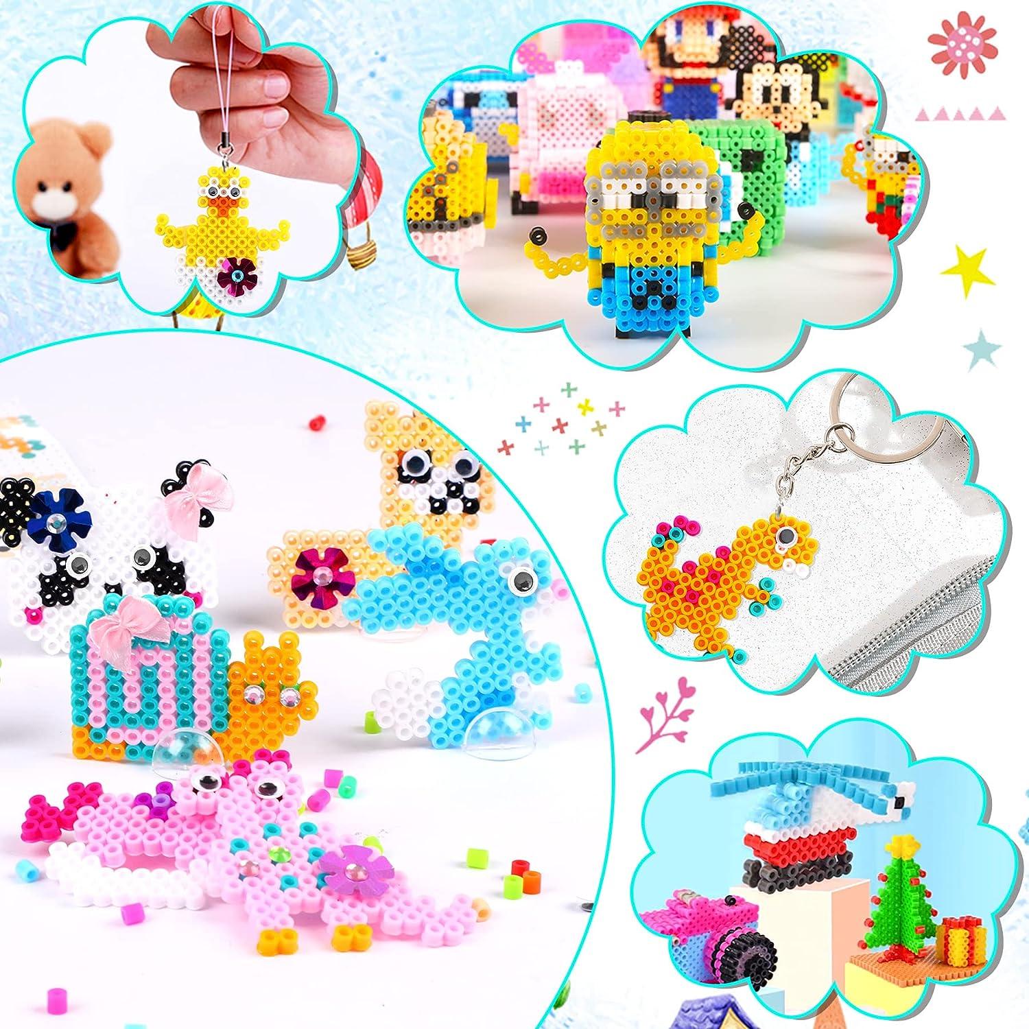  AUGSUN Fuse Beads Kit for Kids, 4600Pcs+ 24 Colors