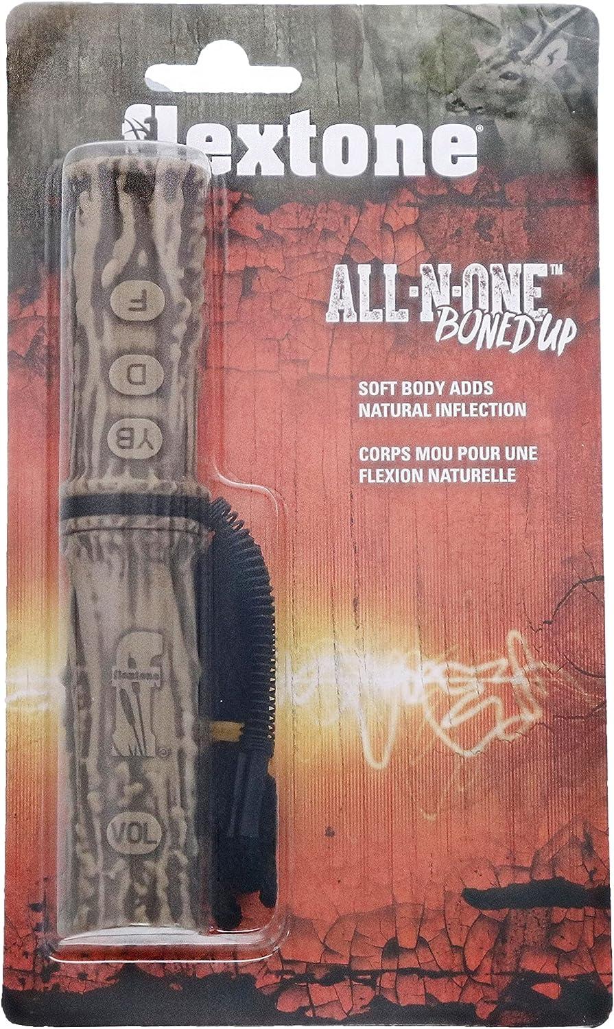 Flextone Buck Rage Plus Deer Game Call Versatile Realistic Sounds