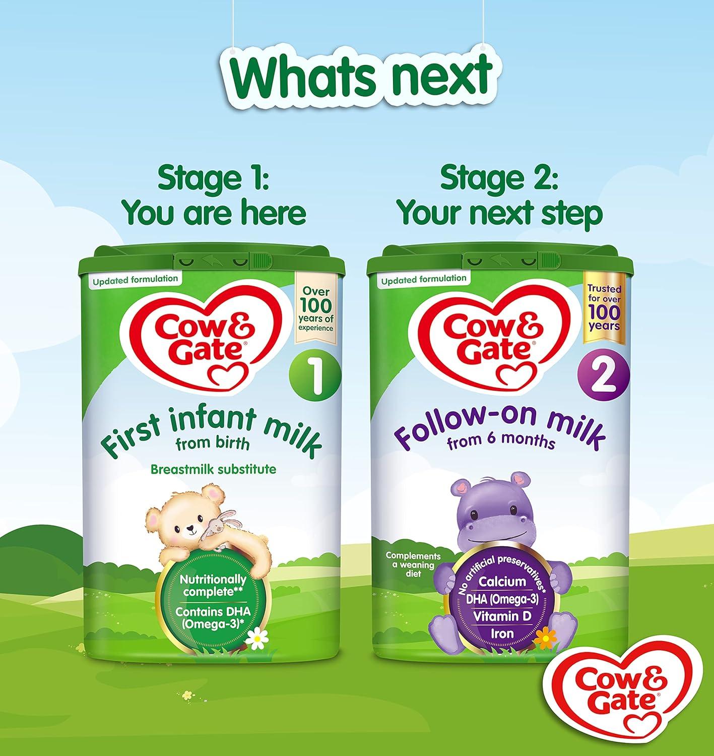 Cow Gate First Infant Baby Milk Powder Formula 800g From