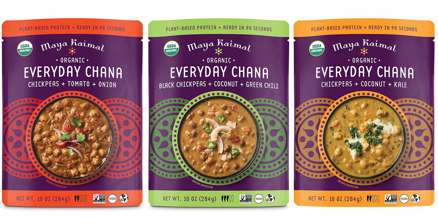 MAYA KAIMAL Organic Indian Everyday Chana Variety Pack 10oz, PACK of