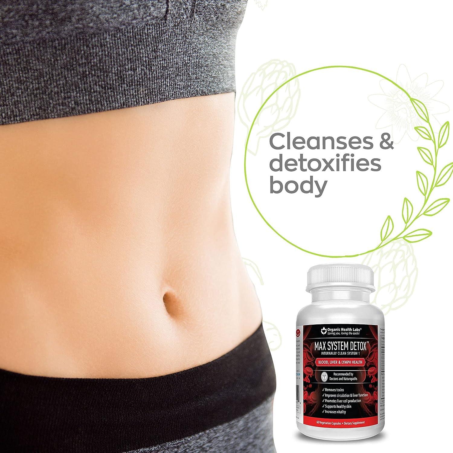 Max System Detox Natural Liver Cleanse Formula to Support Immune and