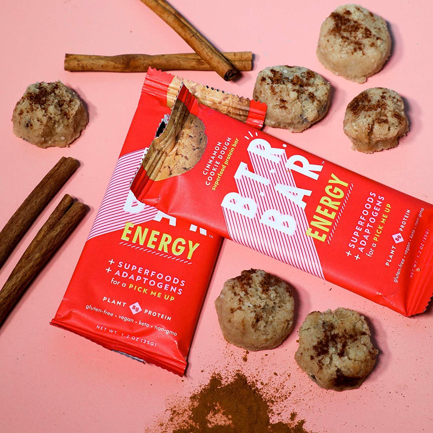 B.T.R. Bar Superfood Keto Protein Bars, Plant Based Vegan Protein, Low Carb Food, Low Calorie