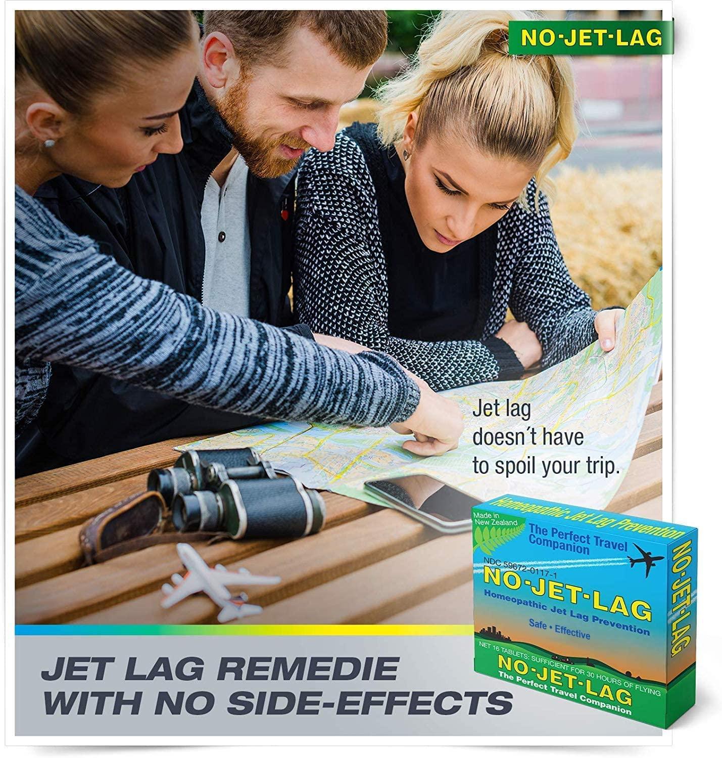Miers Labs No Jet Lag Homeopathic Jet Lag Remedy (1 Pack, 32 Chewable
