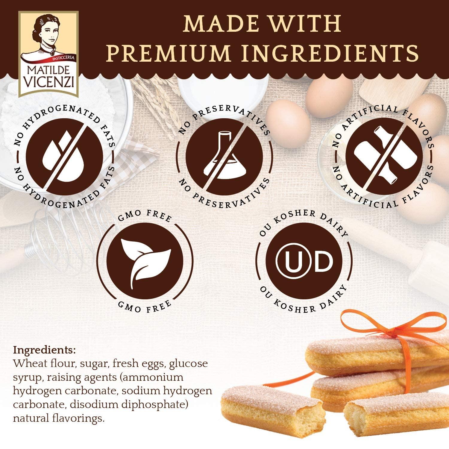 Matilde Vicenzi Vicenzovo Ladyfingers Classic Italian Ladyfinger