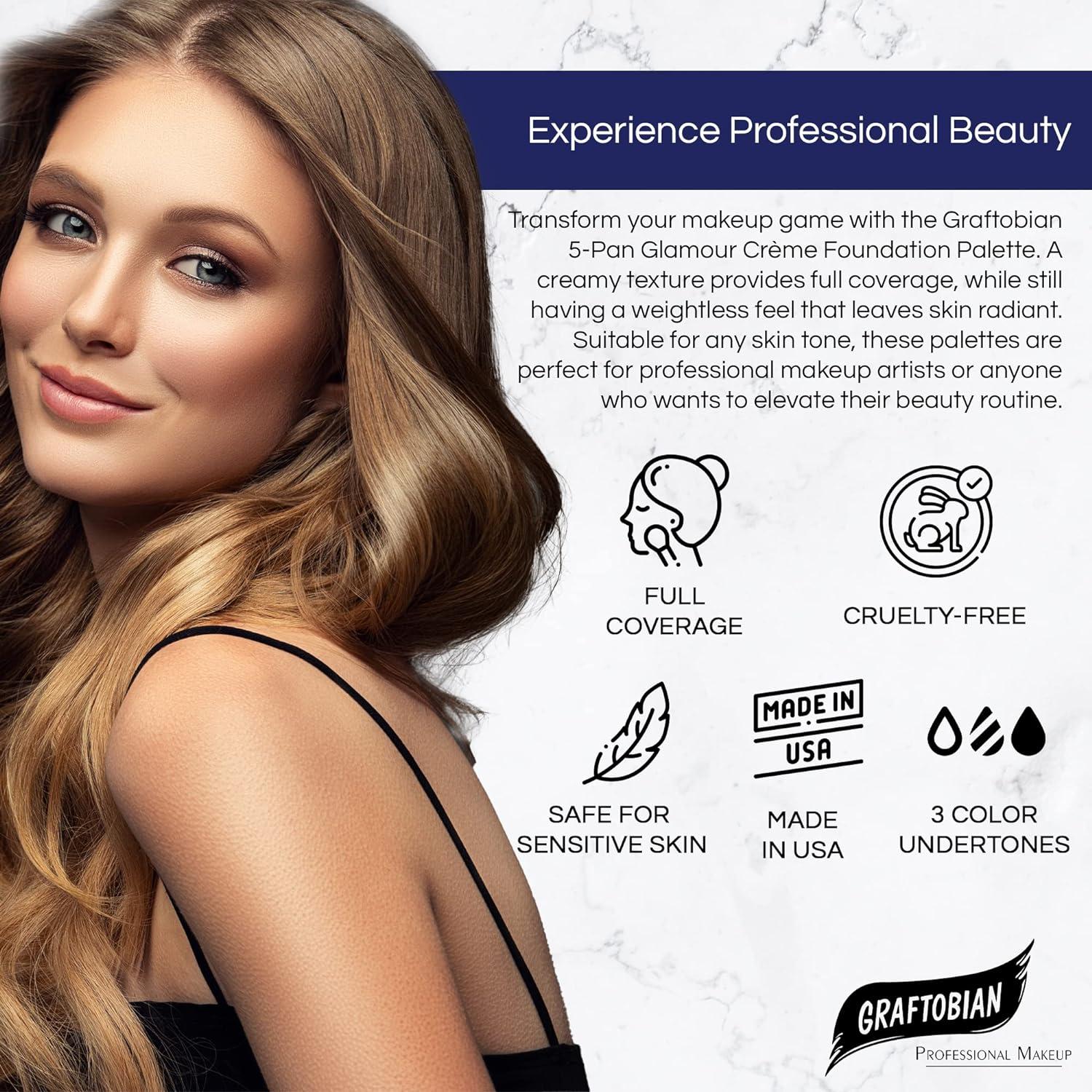 Graftobian HD Nude Lip Palette High Definition Lip Colors for