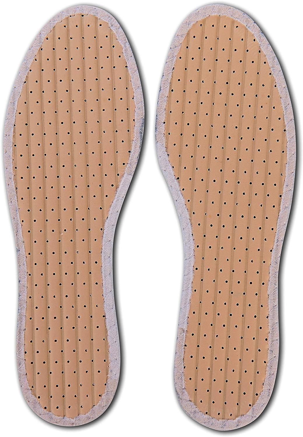 Tacco Summer Shoe Insoles Inserts Perfect for Barefoot Shoes Fluffy