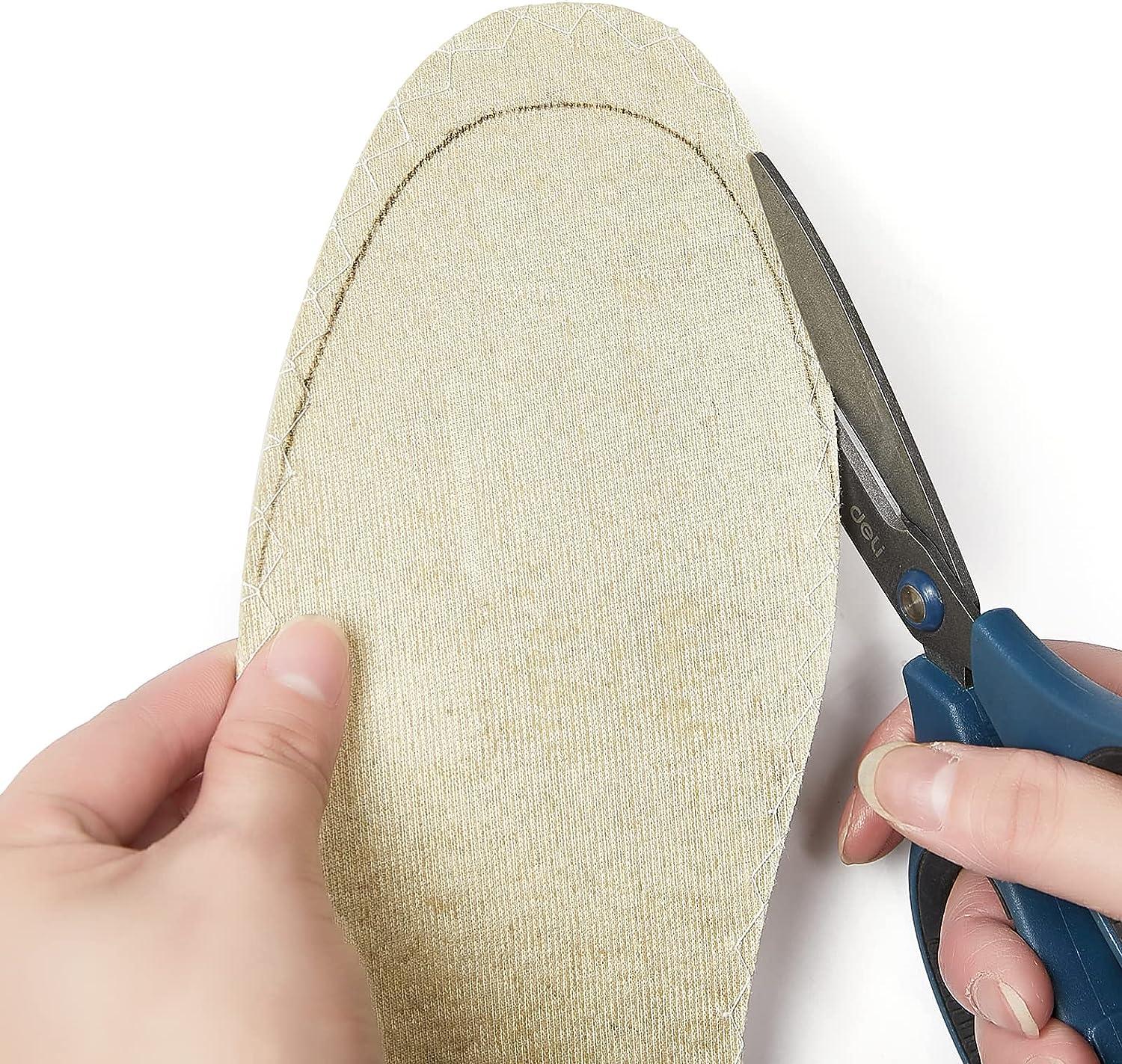 UltraThin Charcoal Cork Insoles for Sweaty Feet Odor Removal