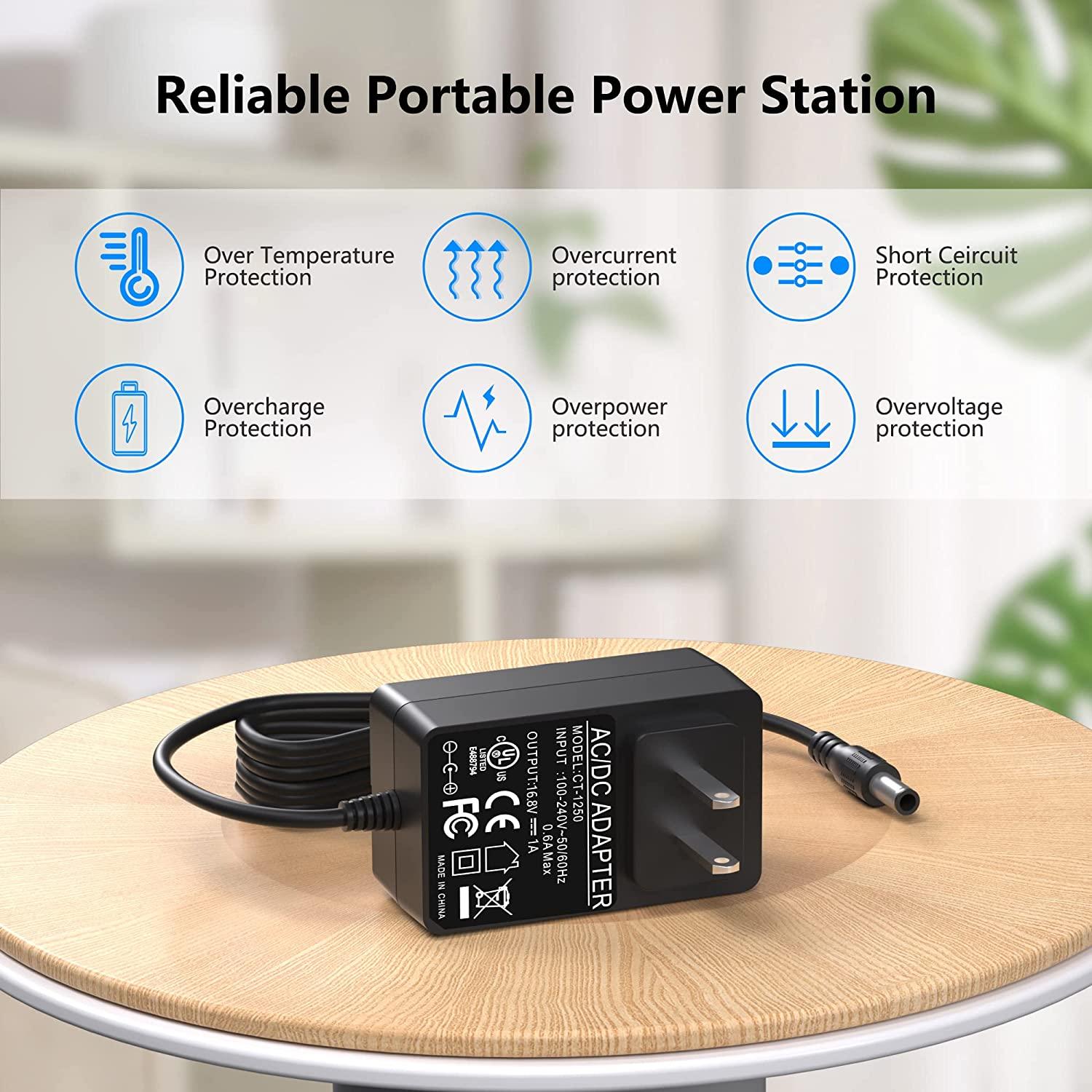 16.8V 1A Charger for LifePro Sonic Mini/Pro Fusion X Percussion Massage
