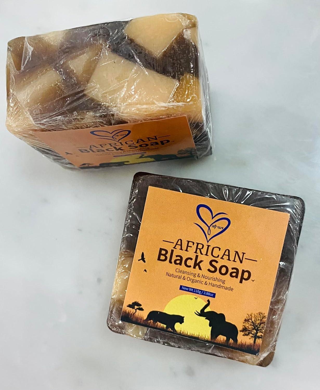 African Black Soap Anti-Taches Face Body Moisturizing