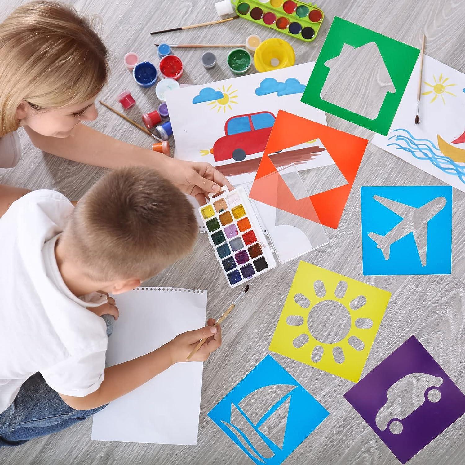 Drawing Stencils for Kids - Creative Art Set for Kids Travel