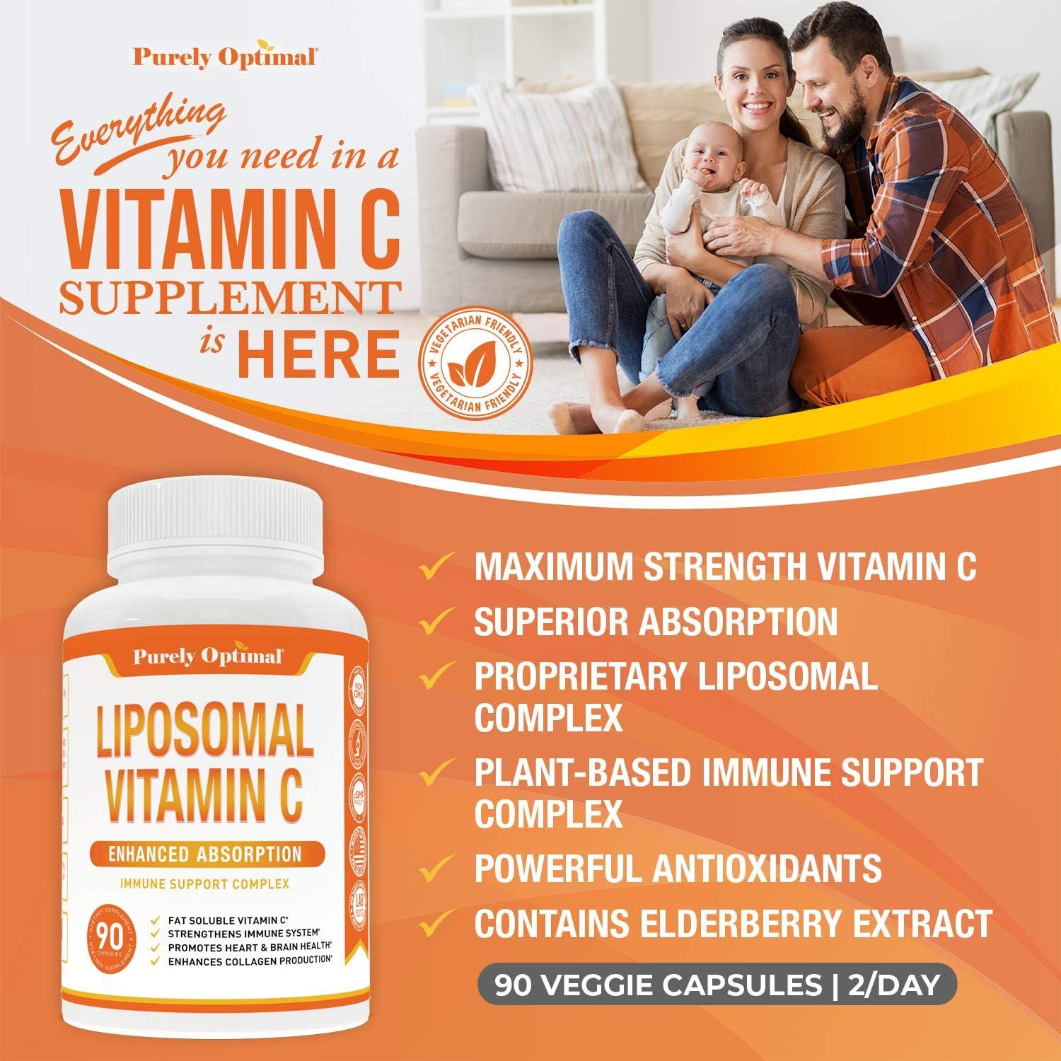 is vitamin c lipid soluble Liposomal Vitamin C 1650 mg