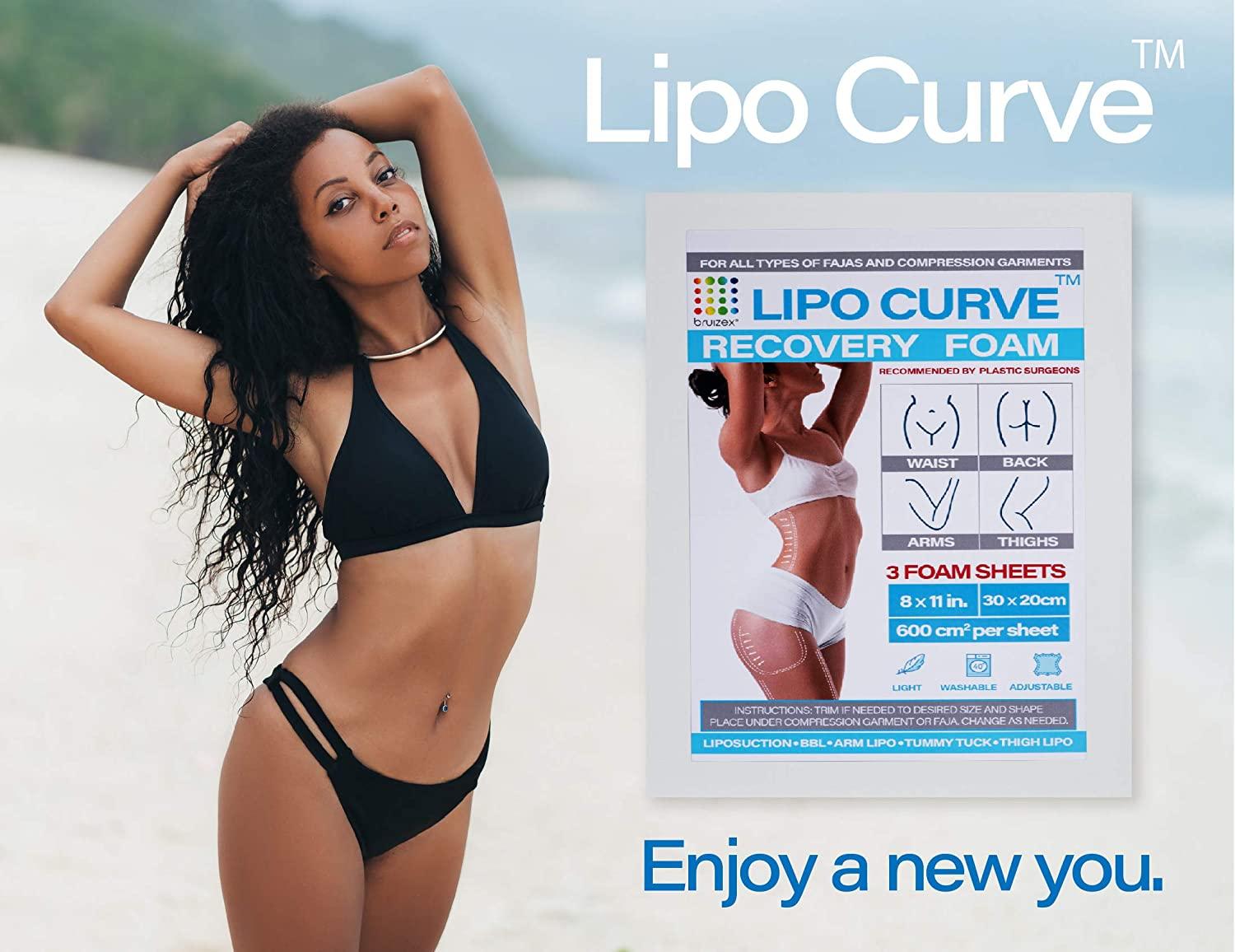 LIPO FOAM : Liposuction recovery soft pads I 3 pack post surgery