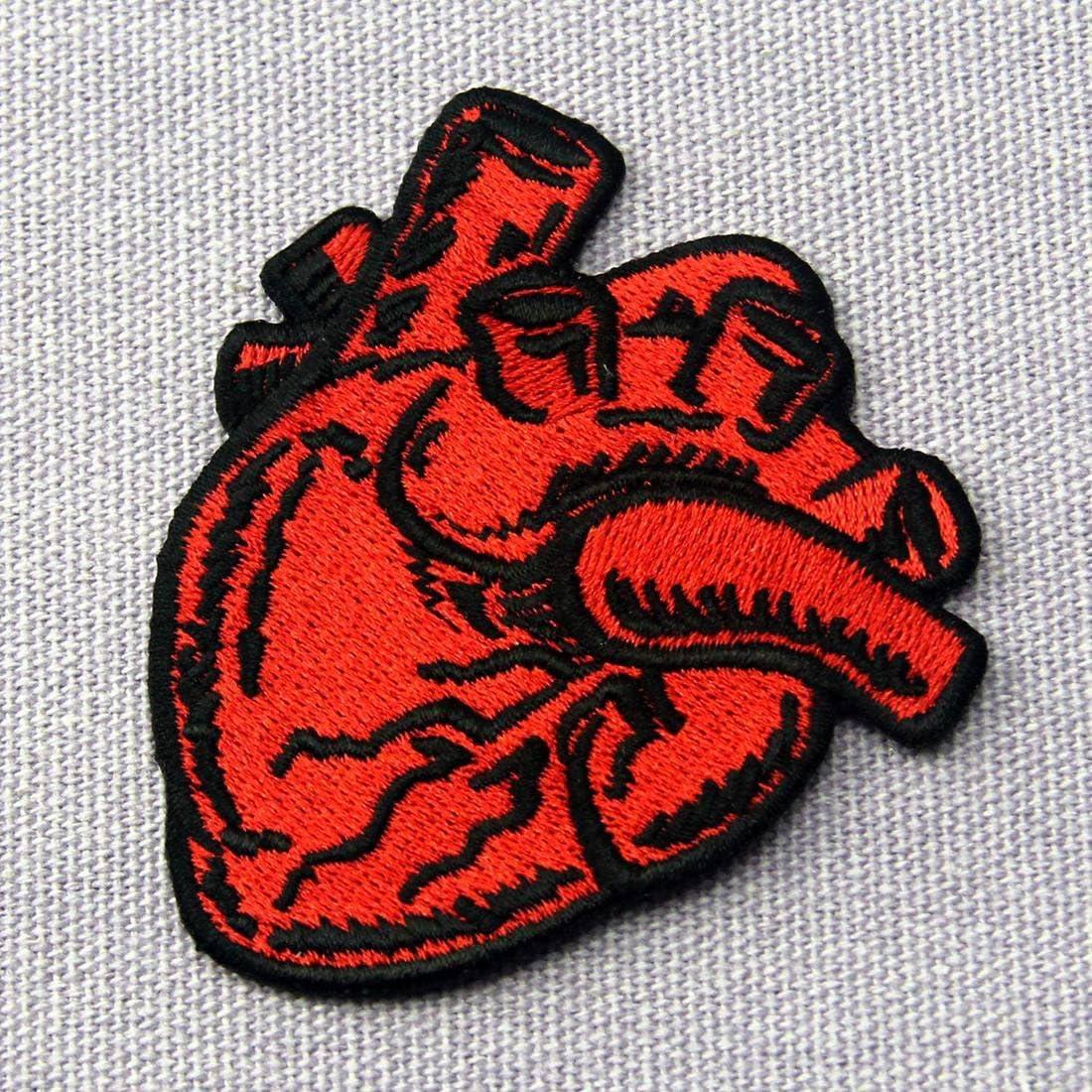 Embroidery SEW or IRON on Patch To Grow Old In Heart embroidered