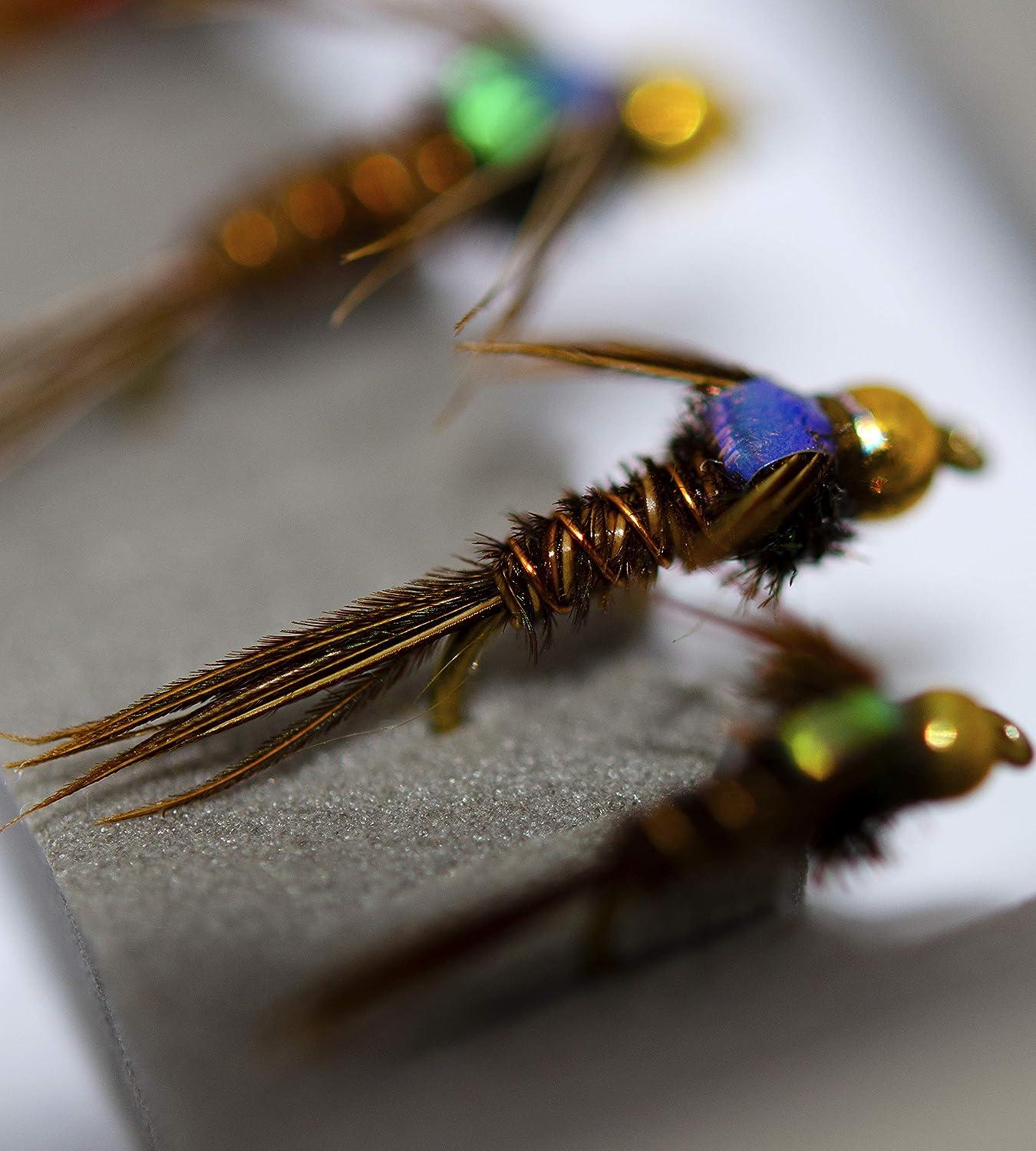 Outdoor Premium Fly Fishing Flies Assortment with Waterproof Box