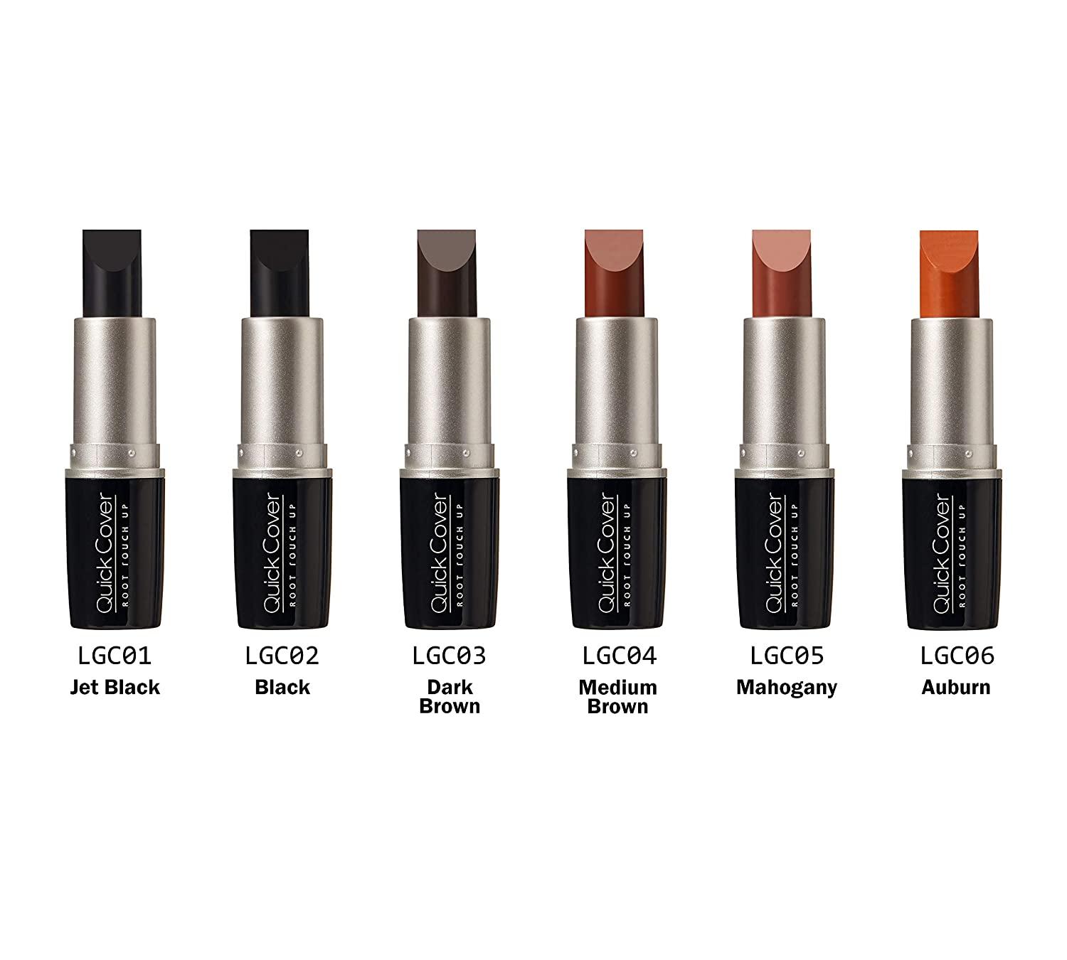 KISS Quick Cover Gray Hair Root Touch Up Stick (2 Pack Black)