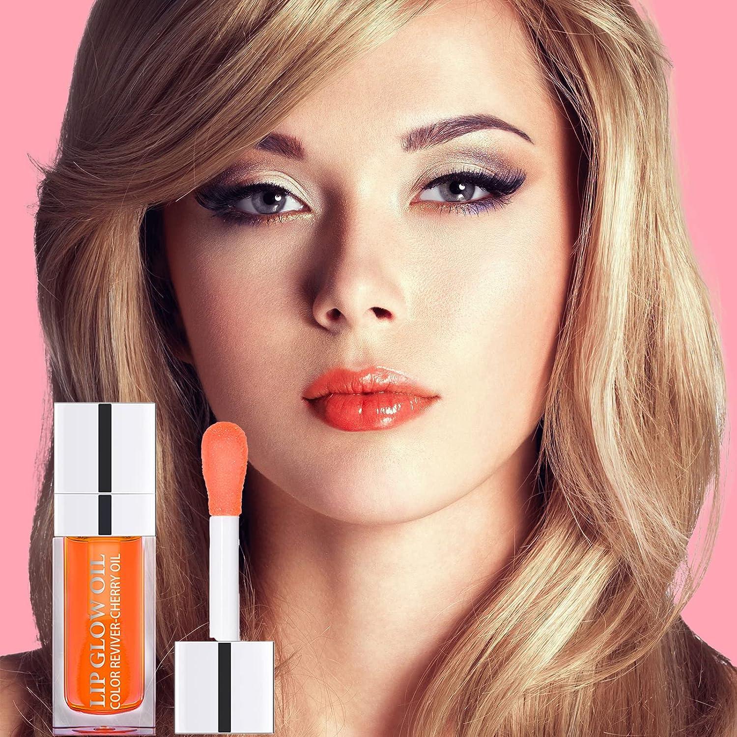 YUOLITA Hydrating Lip Glow Oil Gloss Tinted Lip Balm Lip Plumping Lip