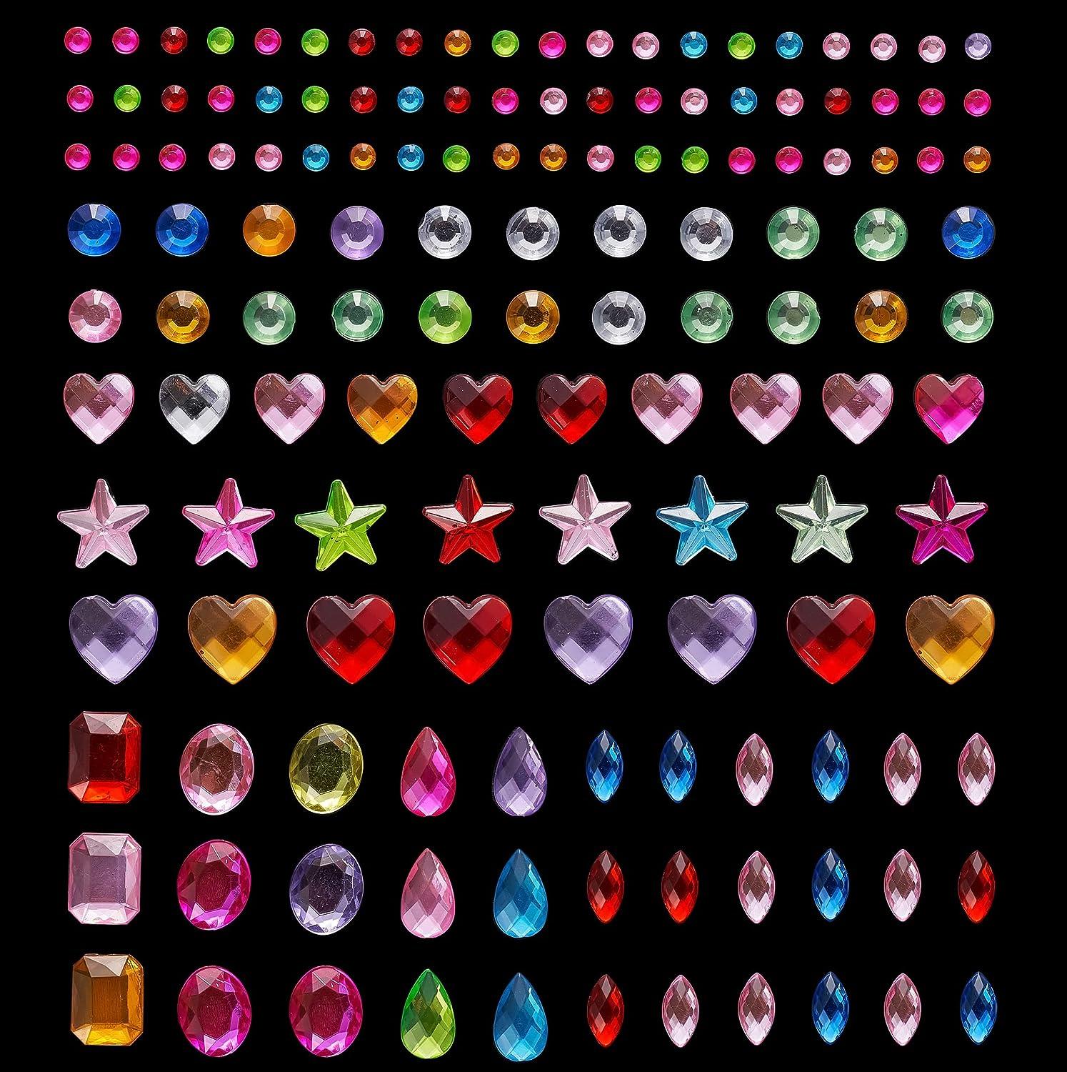 Face Jewels Gems Stick on Face Rhinestones for Makeup Body Jewels Face  Crystals Eye Gems jewels Diamonds Rhinestone Stickers for Face Eye Euphoria  (Big Heart)